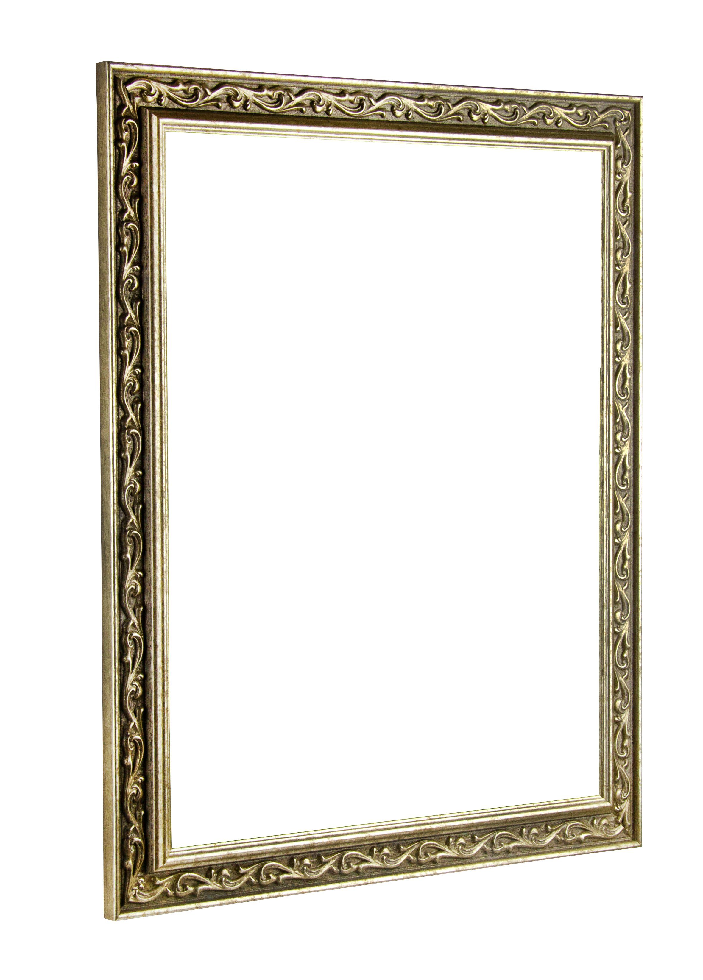 BIRAPA Einzelrahmen Bilderrahmen Venedig, (1 Stück), 20x20 cm, Silber Vintage, Holz