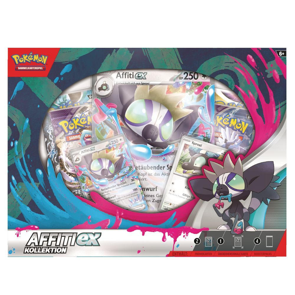 POKÉMON Sammelkarte Affiti-EX Kollektion Pokemon Sammel-Karten Edition deutsch