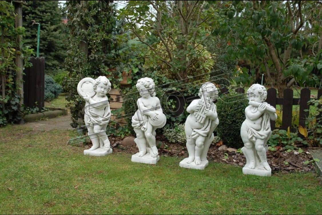 Statuen JVmoebel Skulptur Statue Junge Skulptur Figur Garten Dekoration Figuren Deko
