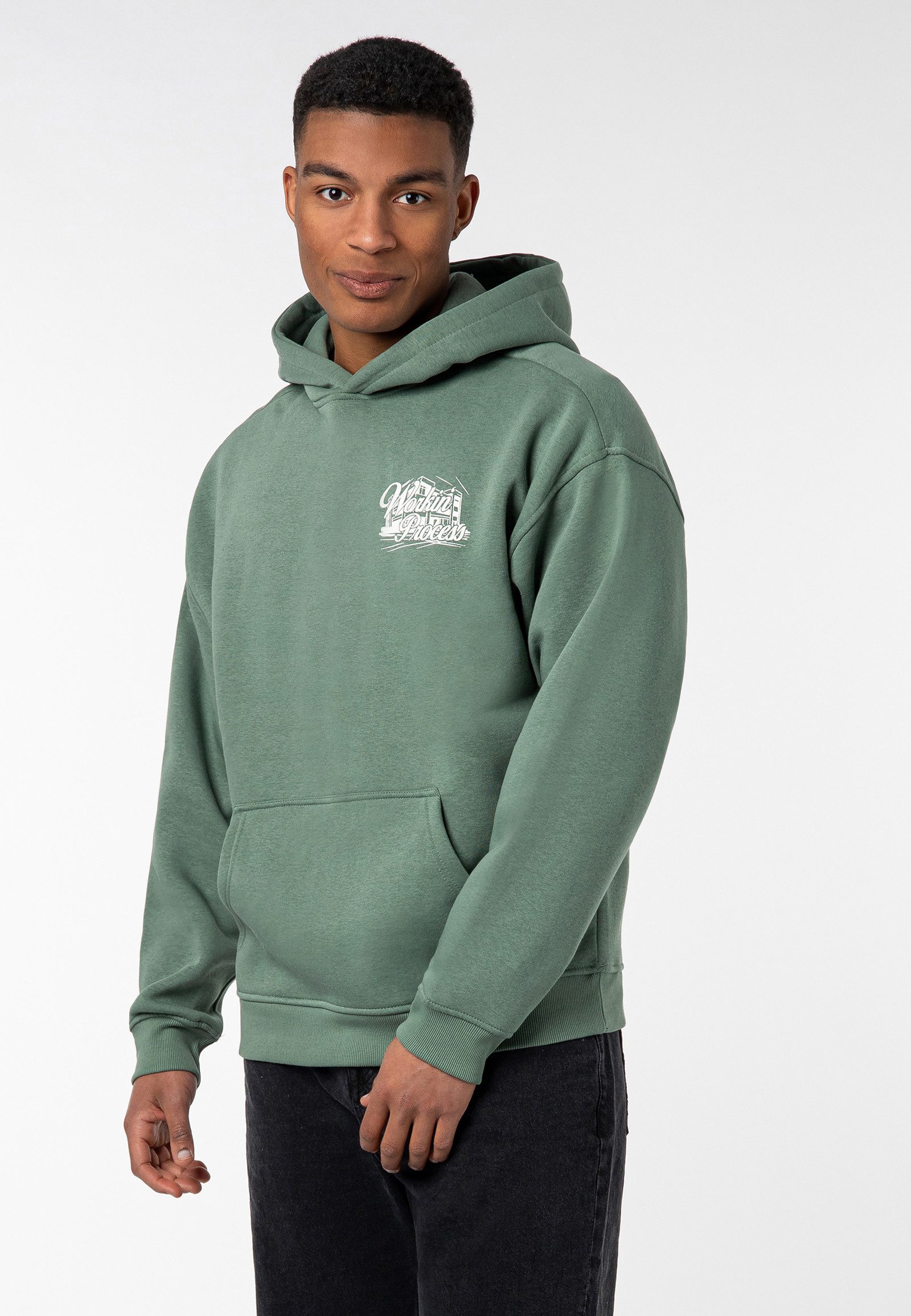SUBLEVEL Hoodie Herren Kapuzenpullover mit Motorradprint günstig online kaufen