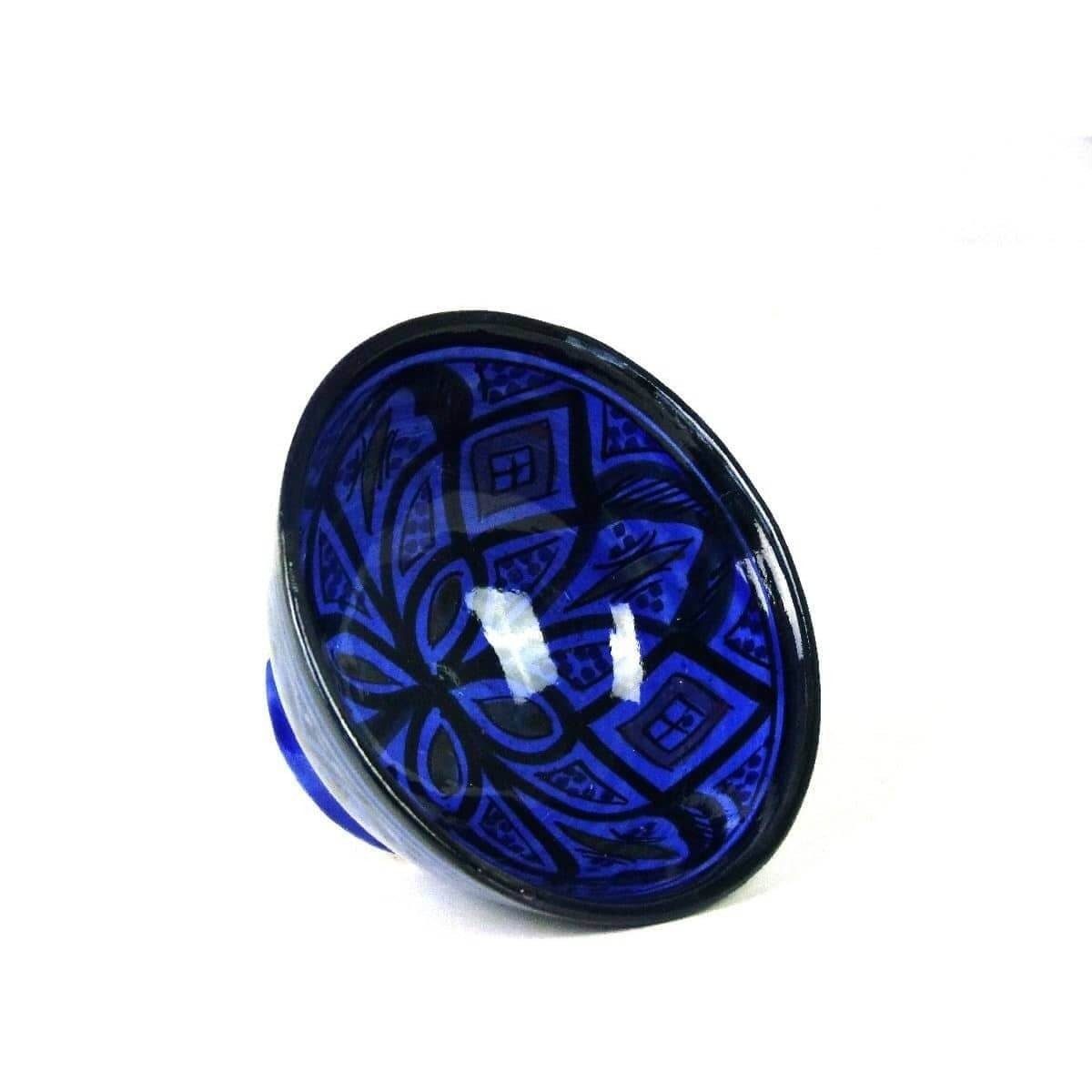 SIMANDRA Schüssel Orientalische marokkanische Keramikschale, Blau handrabeit Keramik, 1-tlg), (XXL