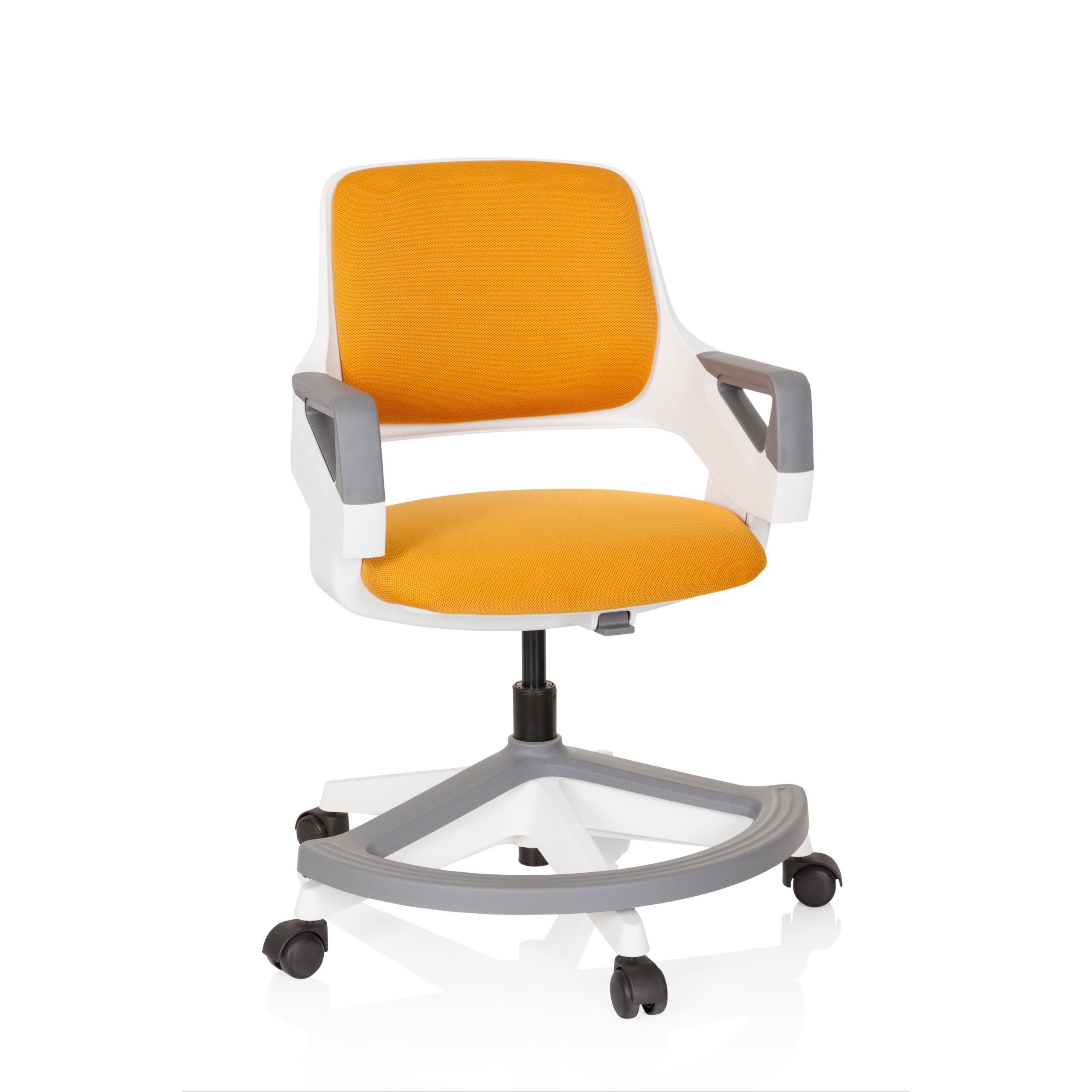 hjh OFFICE Drehstuhl Kinderdrehstuhl Kid Flex Stoff mit Armlehnen (1 St), Kinder Bürostuhl mitwachsend, ergonomisch