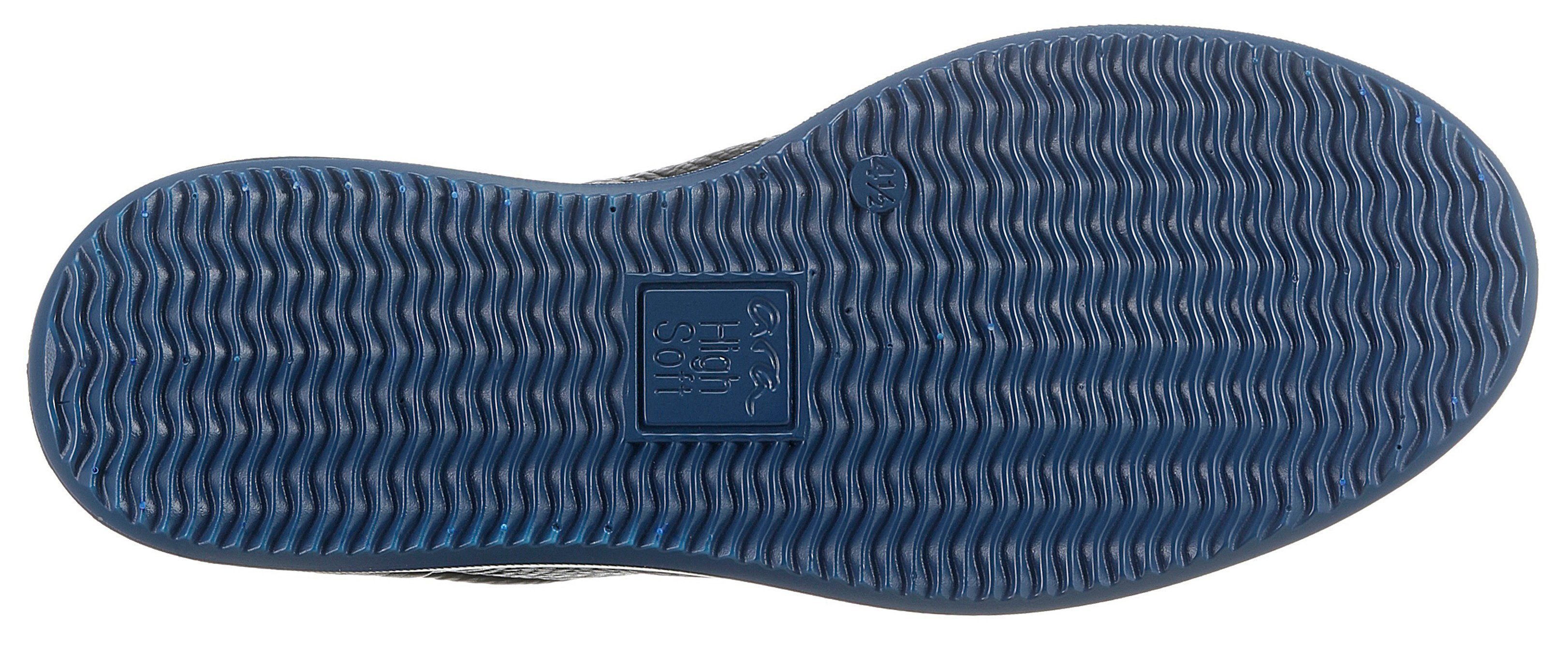 Ara ROMA Sneaker, Freizeitschuh, Halbschuh, Schnürschuh mit High Soft Fußbett, G-Weite