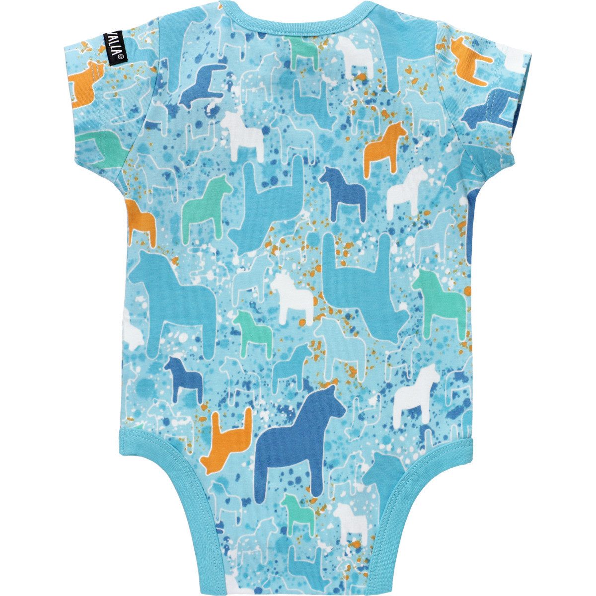 Villervalla Kurzarmbody Dala Unisex Kinder (1-tlg) Kleidbody, Body mit Rock, Bodysuit-Kleid, Bodykleidchen, Body-Dress