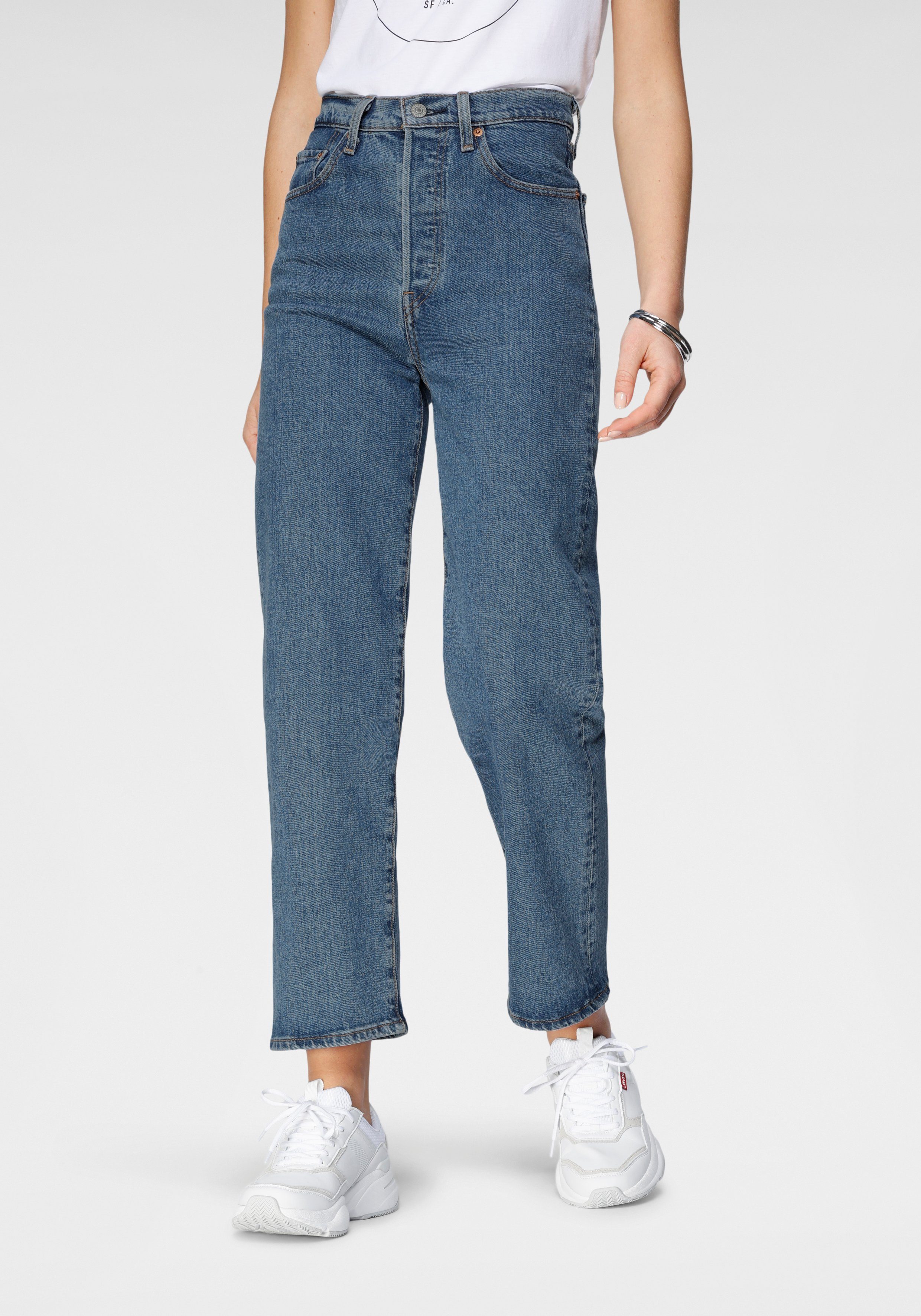 Levi's® 5-Pocket-Jeans »RIBCAGE« mit Knopfleiste | OTTO