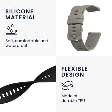 kwmobile Uhrenarmband 2x Sportarmband für Garmin Venu Sq 2 Music / Sq 2, Armband TPU Silikon Set Fitnesstracker