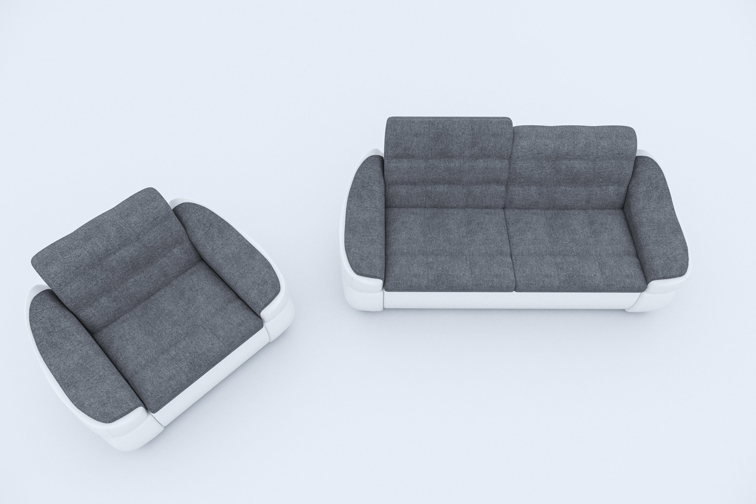 Polstergarnitur bestehend Sessel, (Set (2-tlg), Alisa, Sofa Stylefy in und 2-Sitzer made Design, aus Europa Modern
