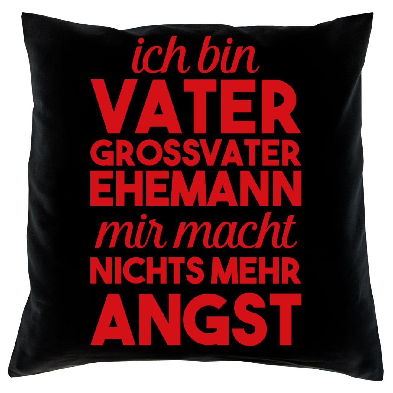 Großvater Geschenke Ehemann Ich Soreso® Sprüche für schwarz Kissen Socken Geschenkidee Vater Großvater bin & Sleep, Dekokissen