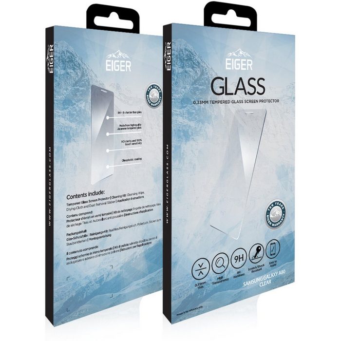 EIGER Schutzfolie GLASS Samsung Galaxy A80