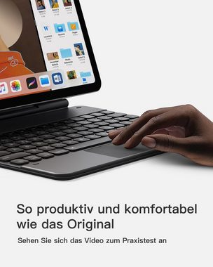 officelab für iPad Air 13, iPad Pro 12.9 Zoll 6/5/4 Gen, mit Touchpad iPad-Tastatur