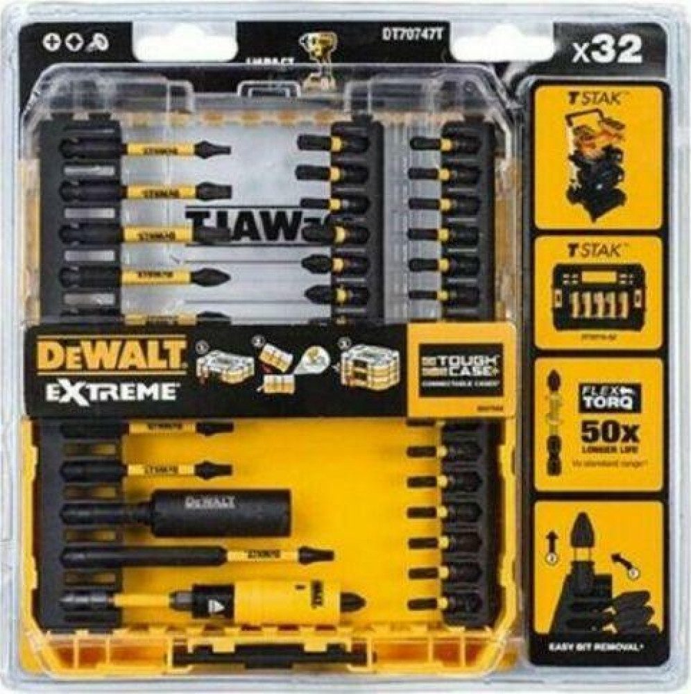 Bit-Set Bit-Set DEWALT FLEXTORQ 32-teilig DT70747T