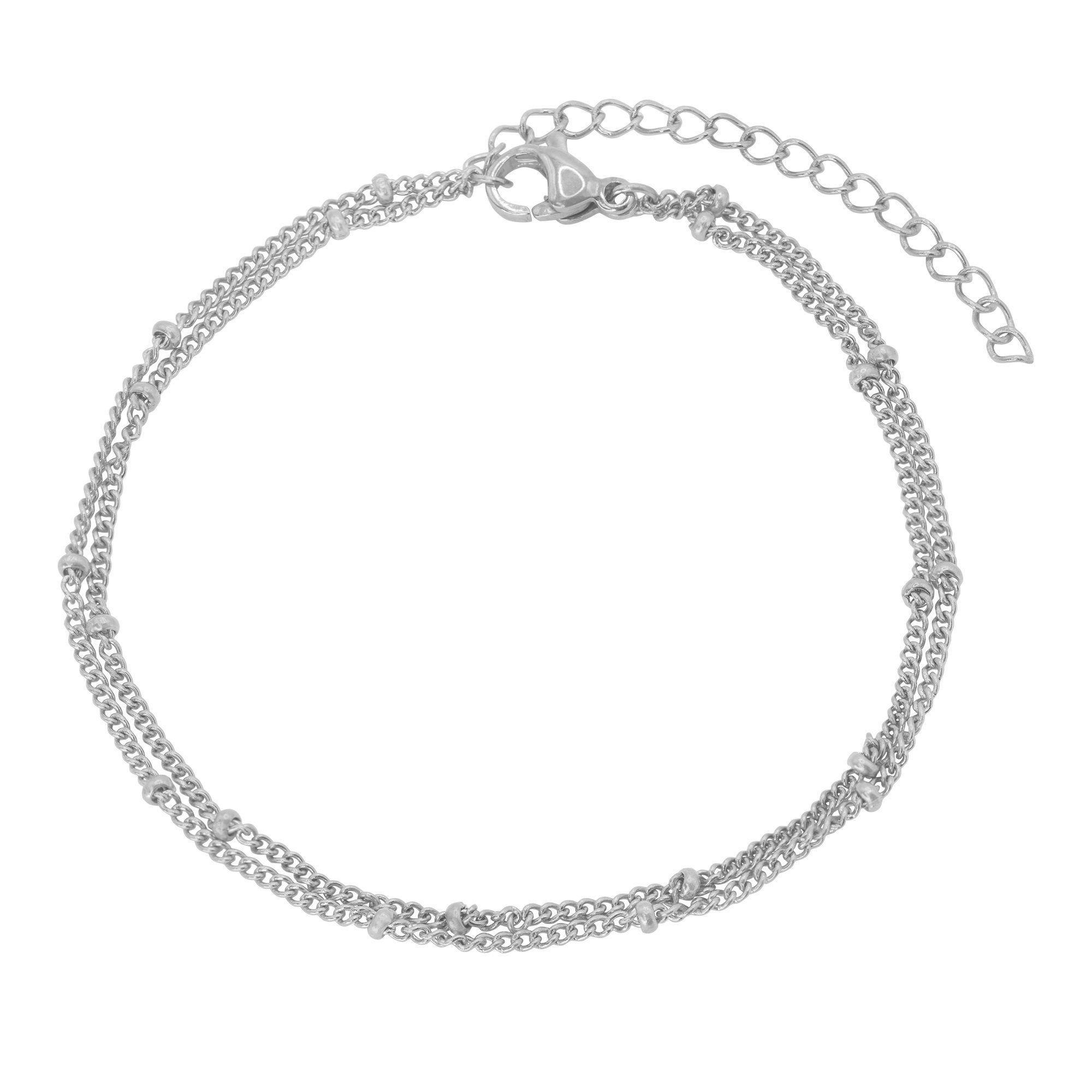 Heideman Armband Kaden silberfarben (Armband, inkl. Geschenkverpackung), Armband Damen mit kleinen Perlen
