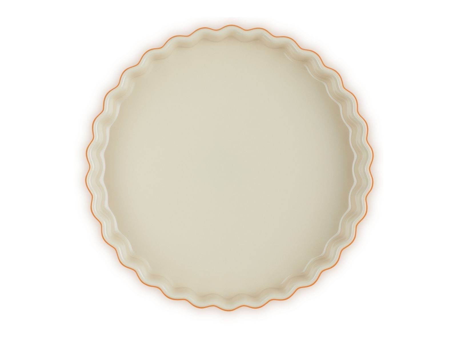 LE CREUSET Auflaufform Tarteform Tradition ofenrot 24cm, Steinzeug