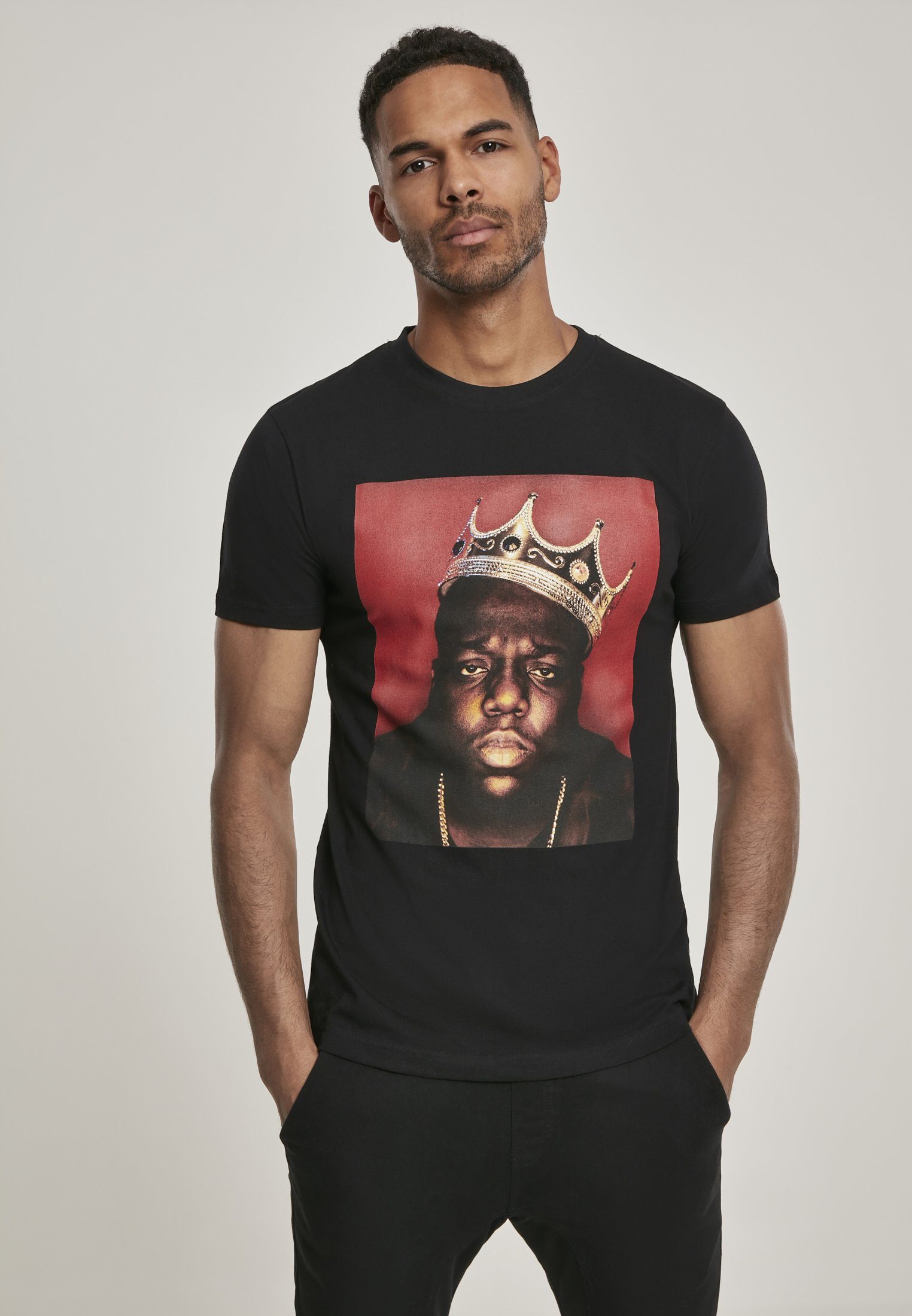 MisterTee T-Shirt Herren Notorious Big Crown Tee (1-tlg) | T-Shirts