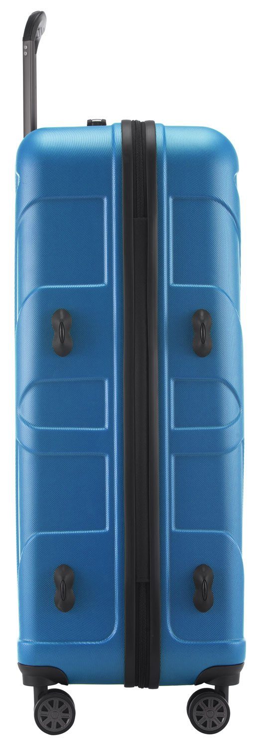 Suitline Koffer S1, 4 Rollen, cm, 58 65 - TSA, ca. Cyanblau Liter 68 Leicht, Robust, Erweiterbar, Packvolumen