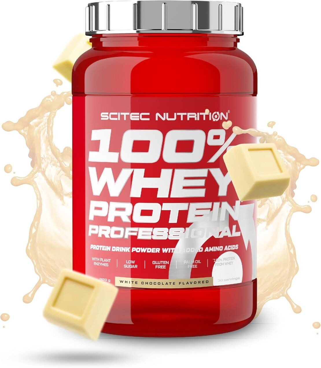 Scitec Nutrition Scitec 100% Сыворотка Professional 920g - White Chocolate Pulver