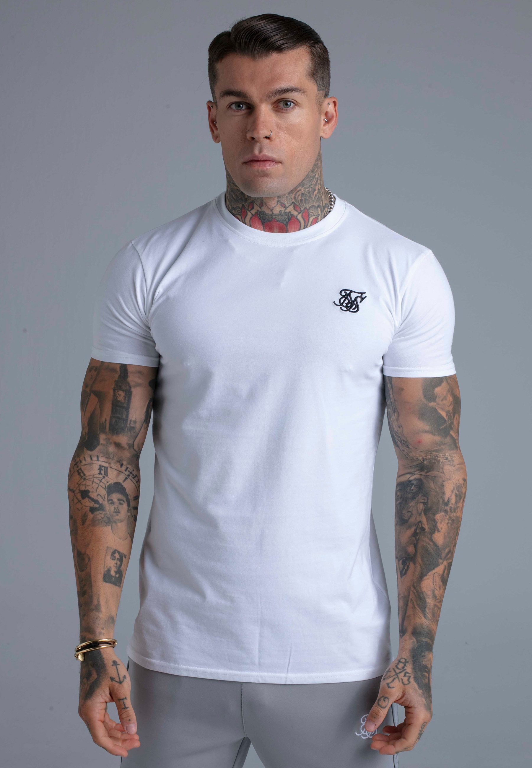 Siksilk T-Shirt SikSilk Herren Essentials T-Shirt