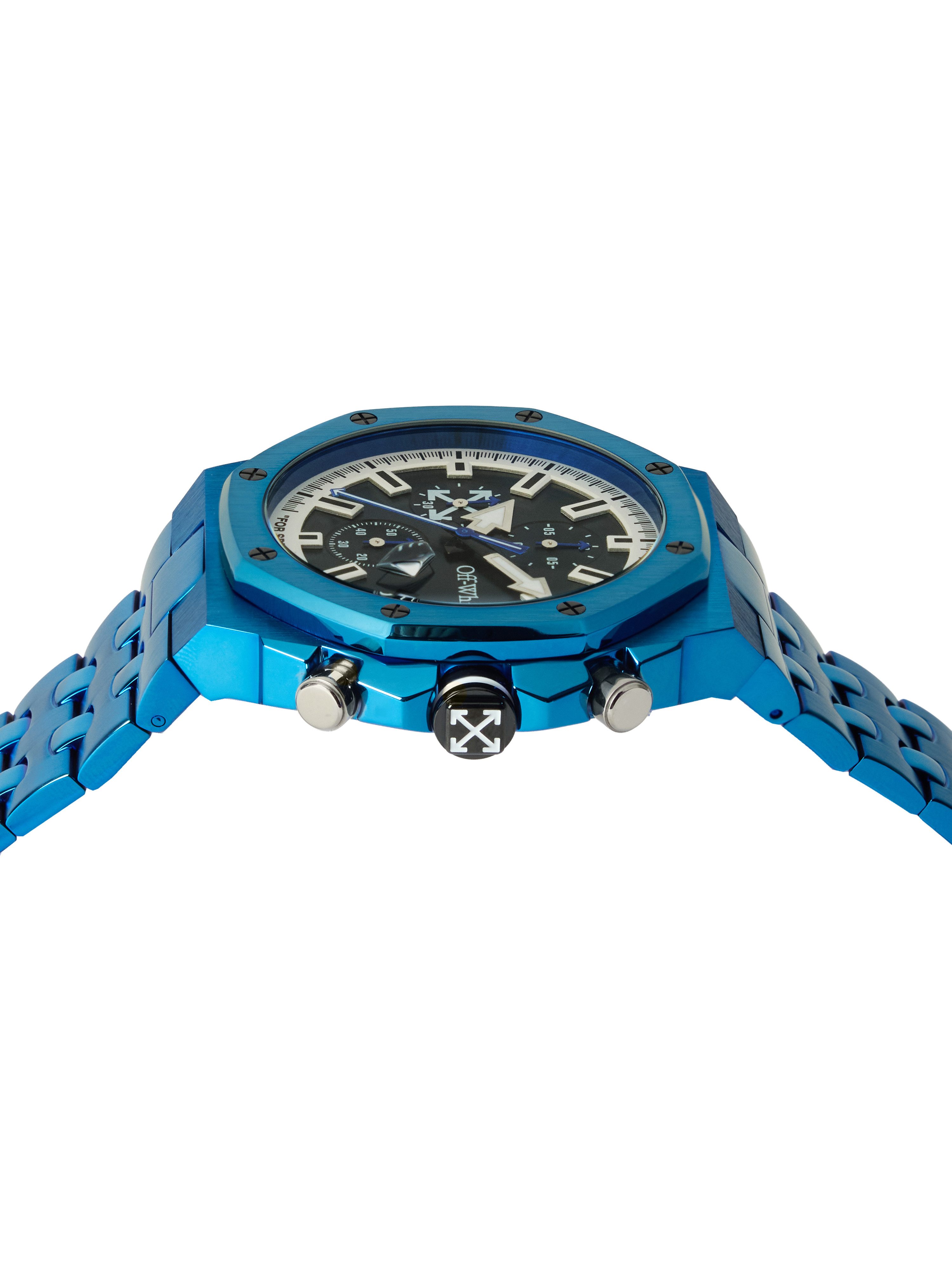 OFF-WHITE Chronograph HIGH FREQUENCY OW1G023M0085, Quarzuhr, Armbanduhr, Herrenuhr, Edelstahlarmband, analog