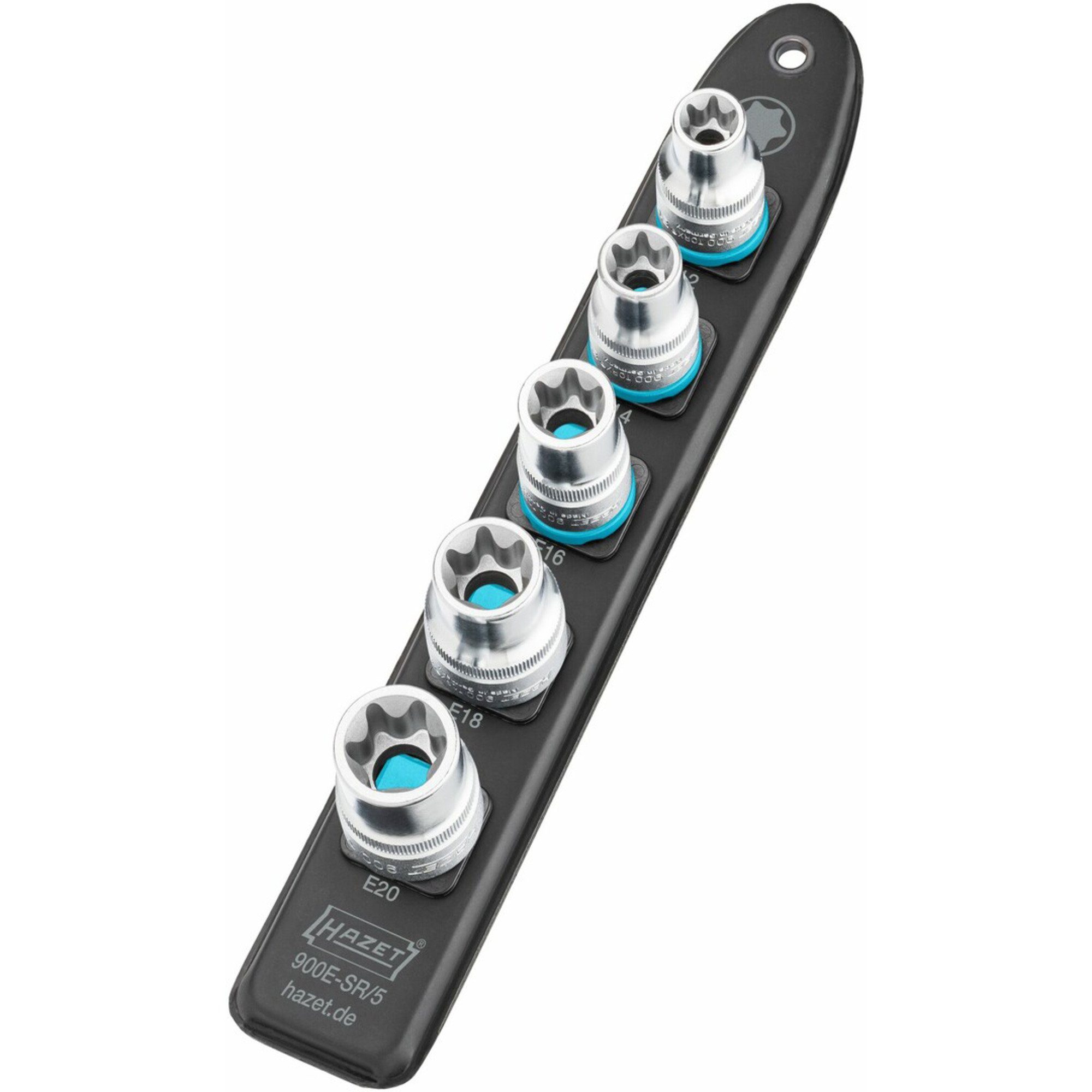 HAZET Steckschlüssel Hazet SmartRail 1/2" Steckschlüsseleinsatz-Satz