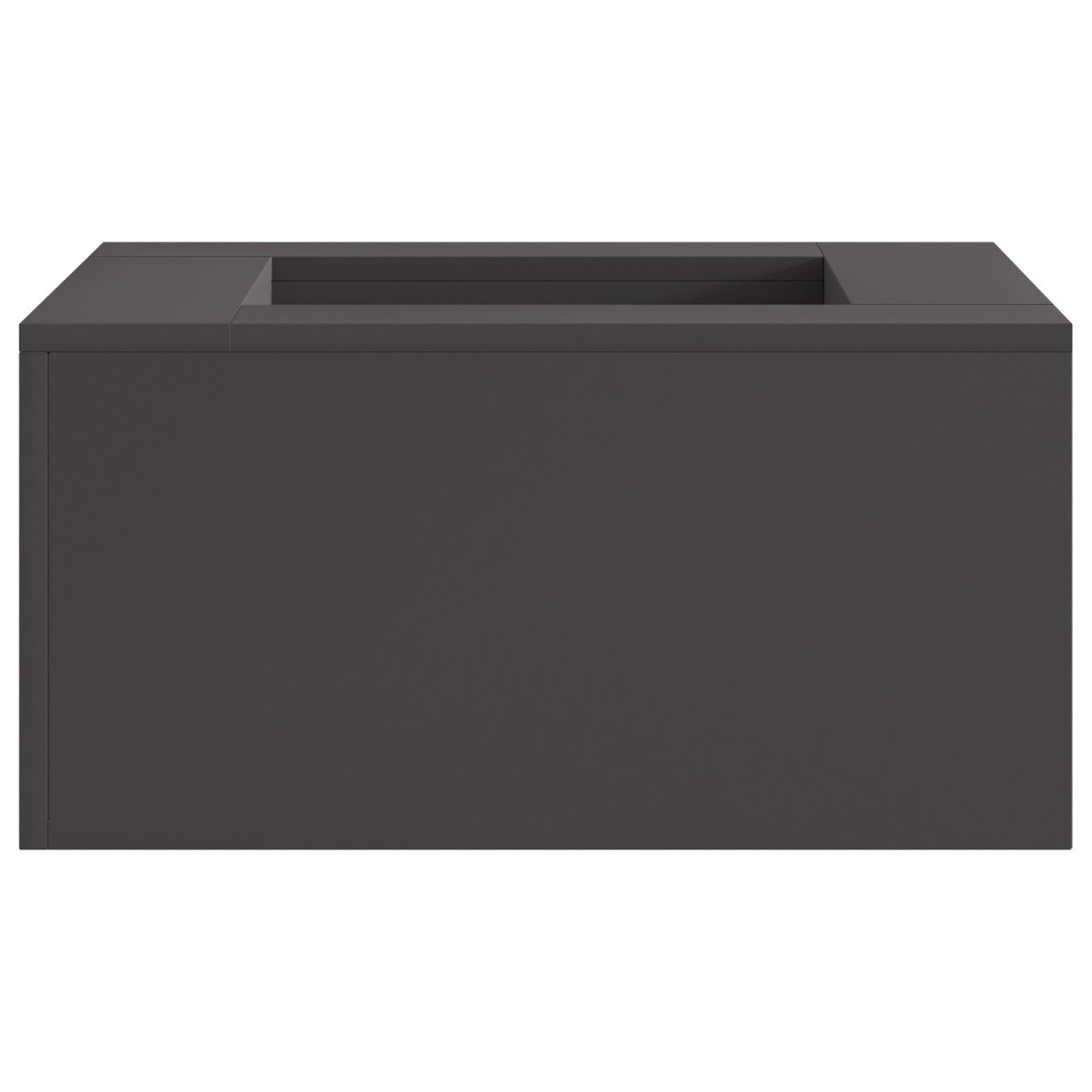 vidaXL Feuerstelle Feuerstelle Quadratisch Schwarz 60x60x30 günstig online kaufen