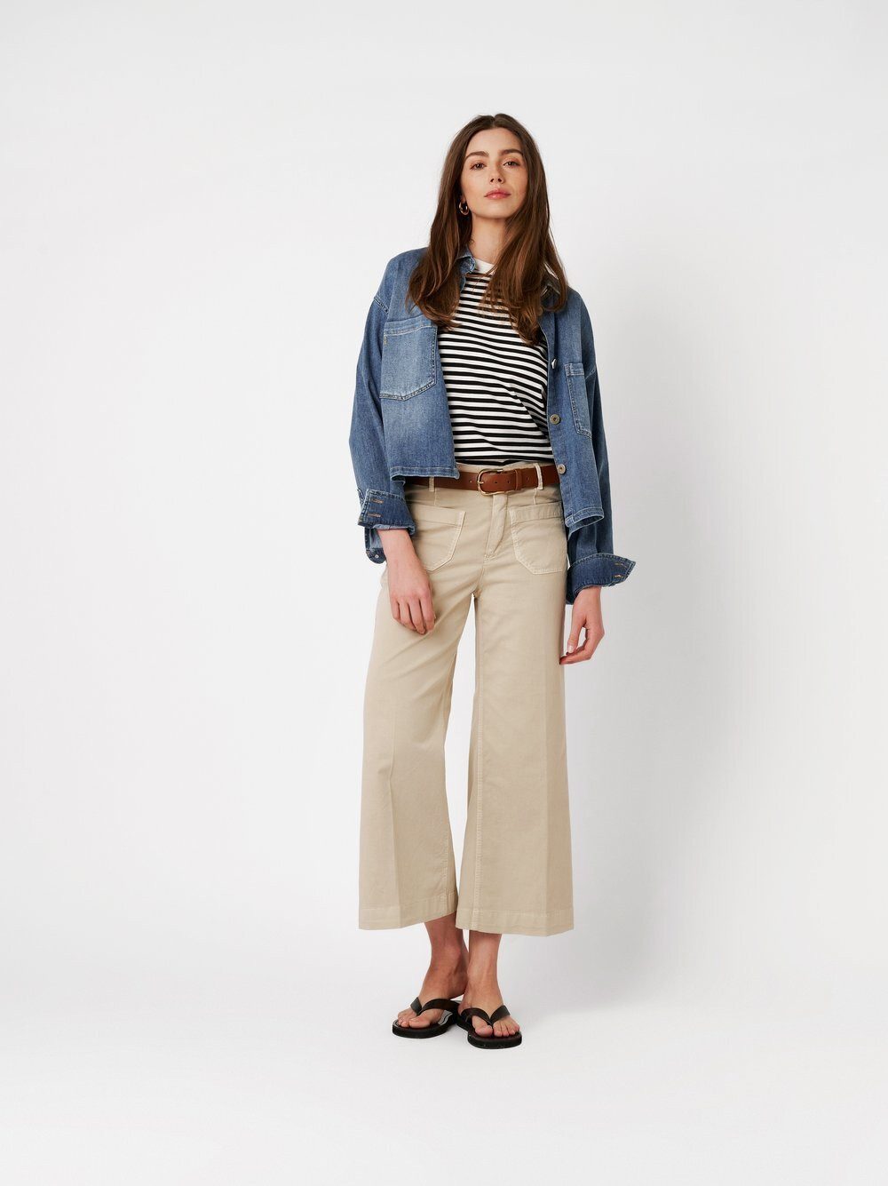 ROSNER 7/8-Jeans Audrey Culotte (1-tlg) mit aufgesetzten Fronttaschen
