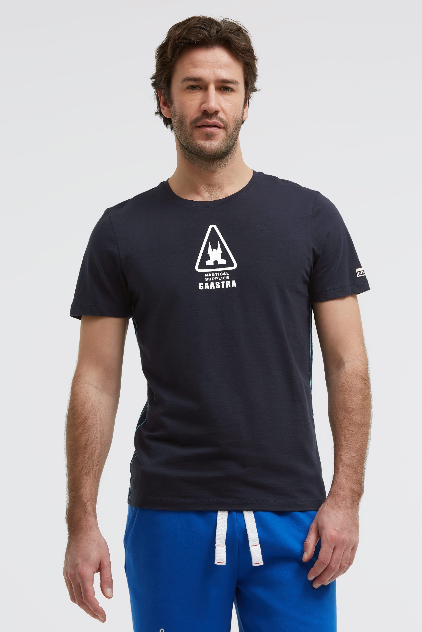 Gaastra Rundhalsshirt mit Kontrastnähten
