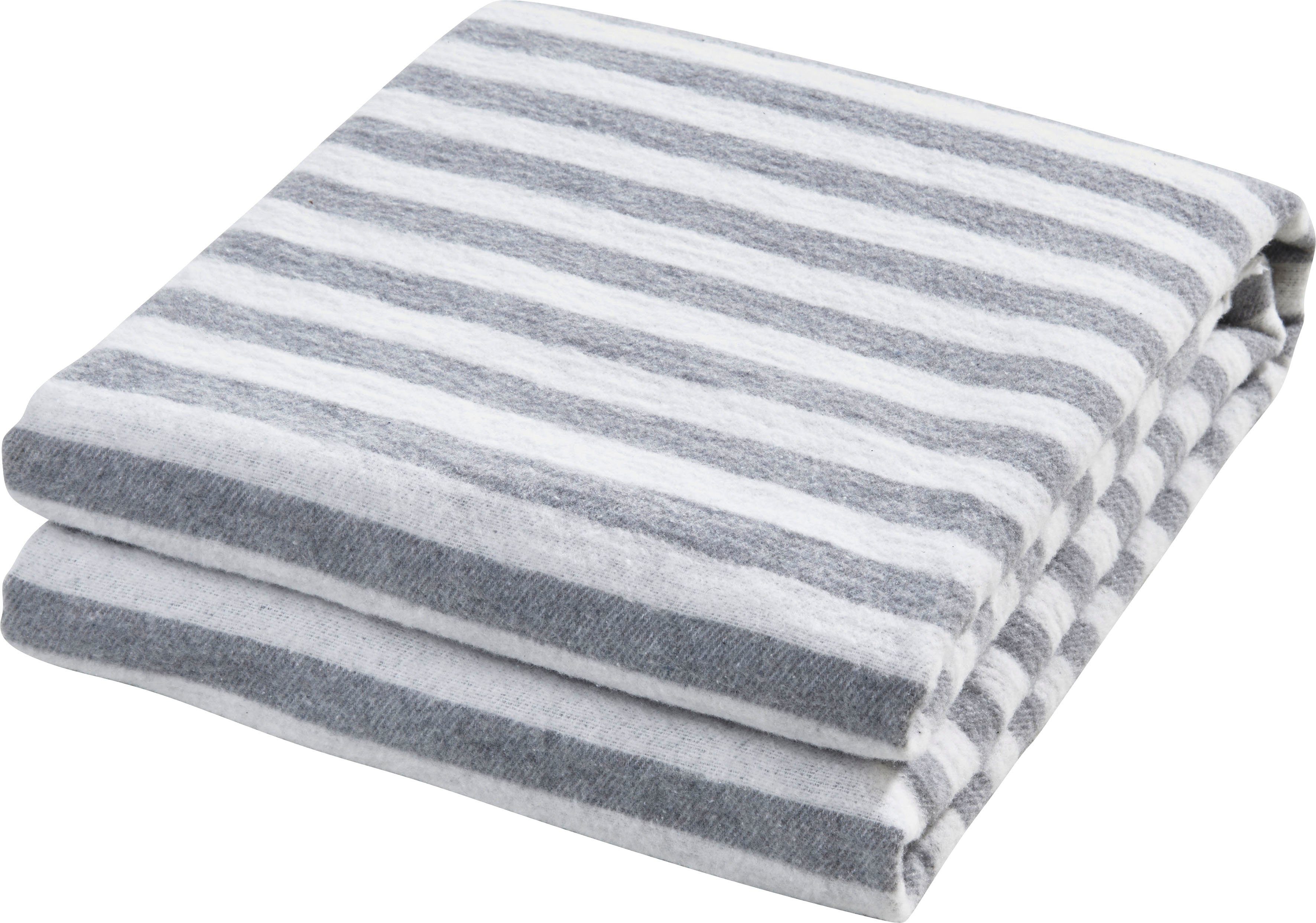 Wohndecke Stripes, Superweiche mit Fransen, Wohndecke done.®, Kuscheldecke