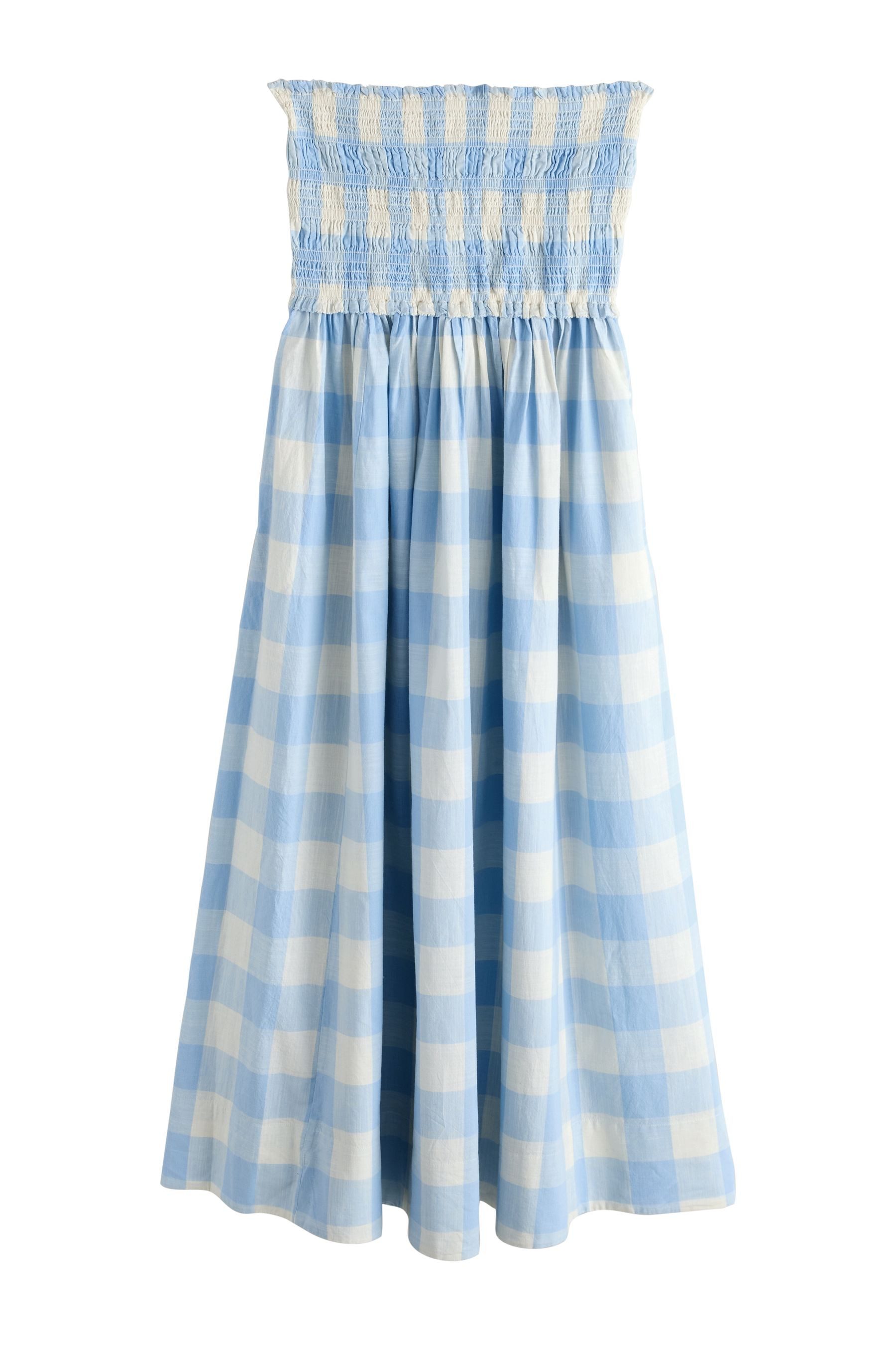 Next Midikleid Bandeau-Midikleid mit gerafftem Körper (1-tlg)