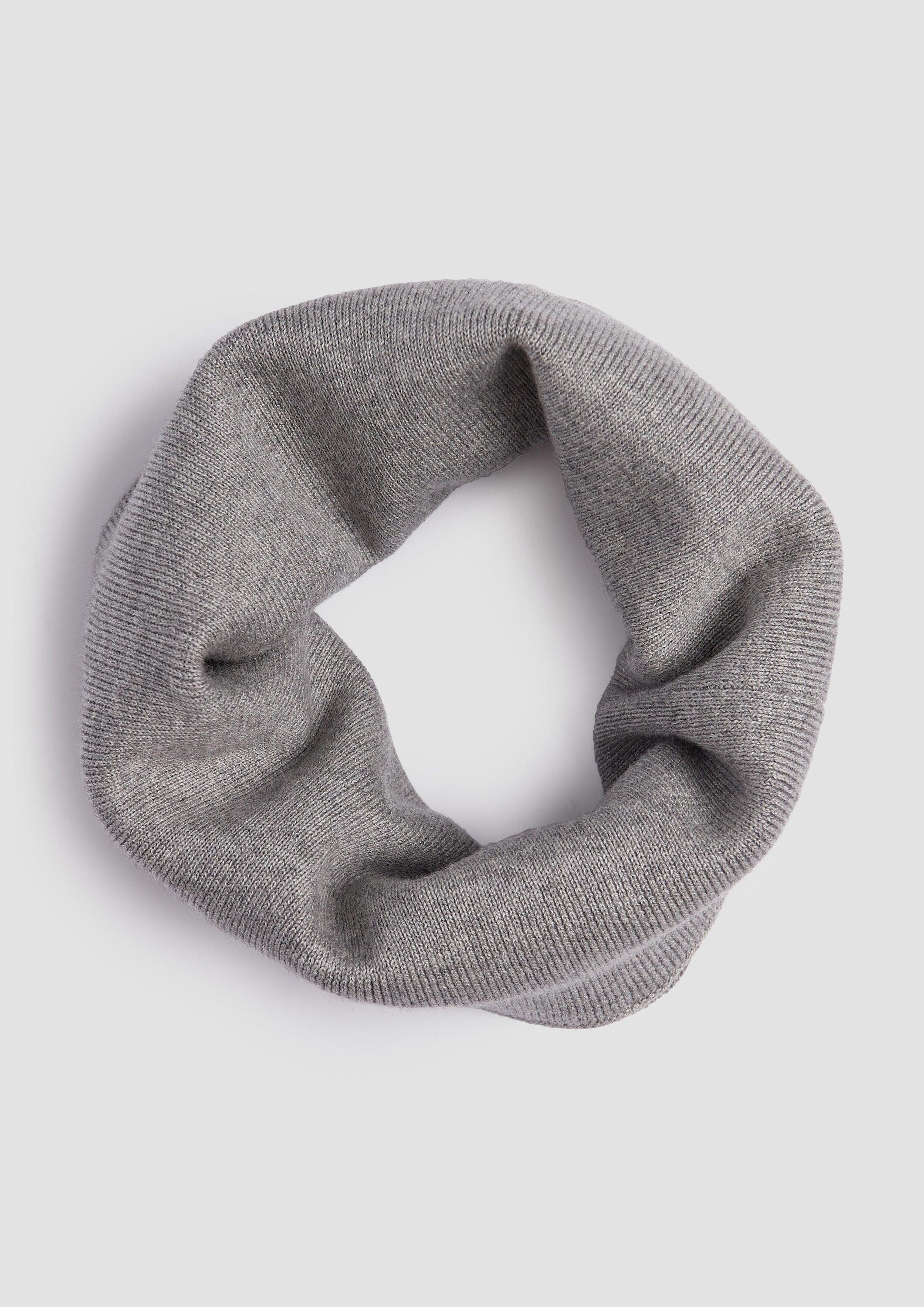 s.Oliver Loop Snood, Feinstrick-Snood mit Jerseyfutter