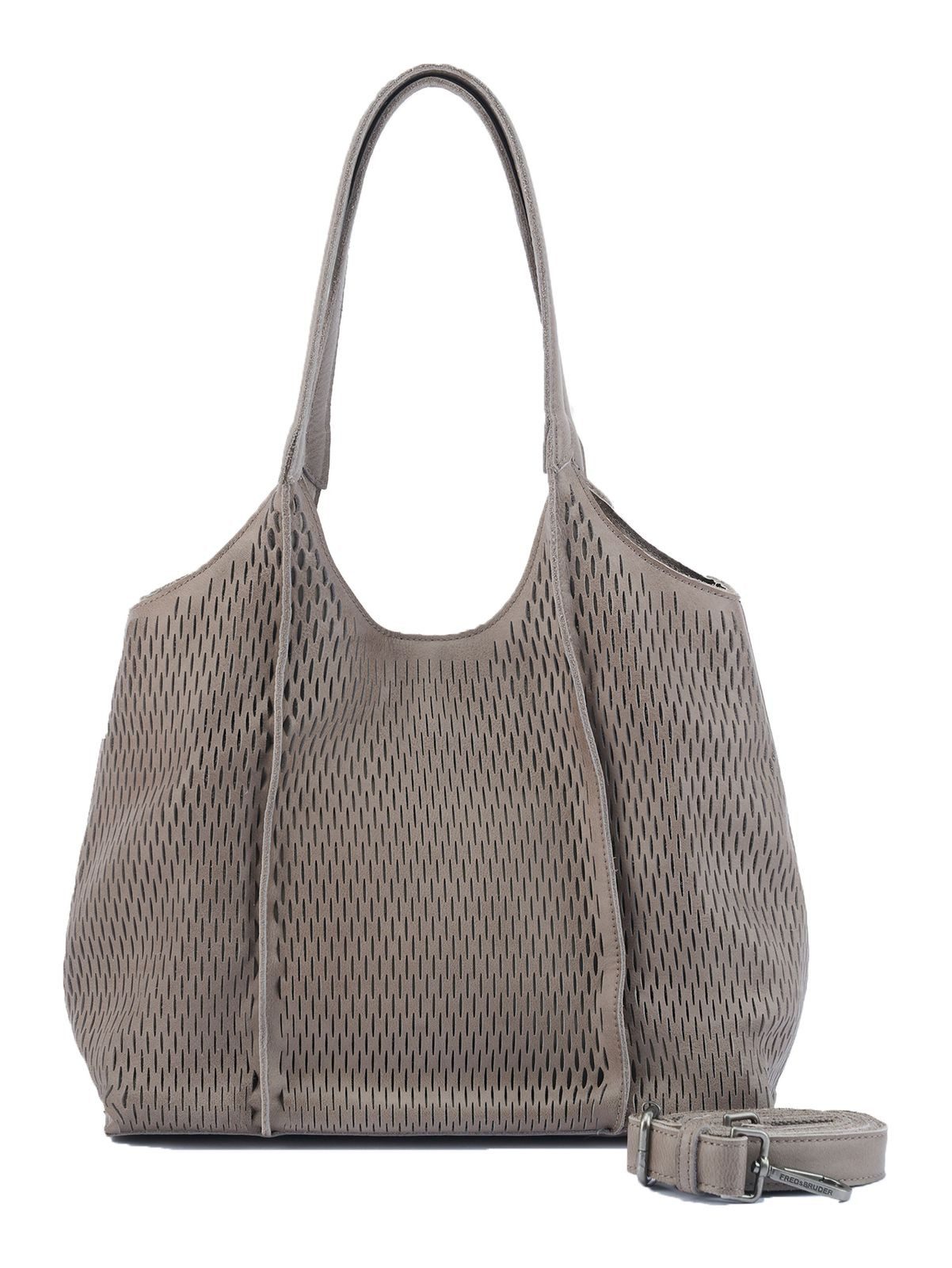 FREDsBRUDER Schultertasche Hobo Bag, aus echtem Rindsleder