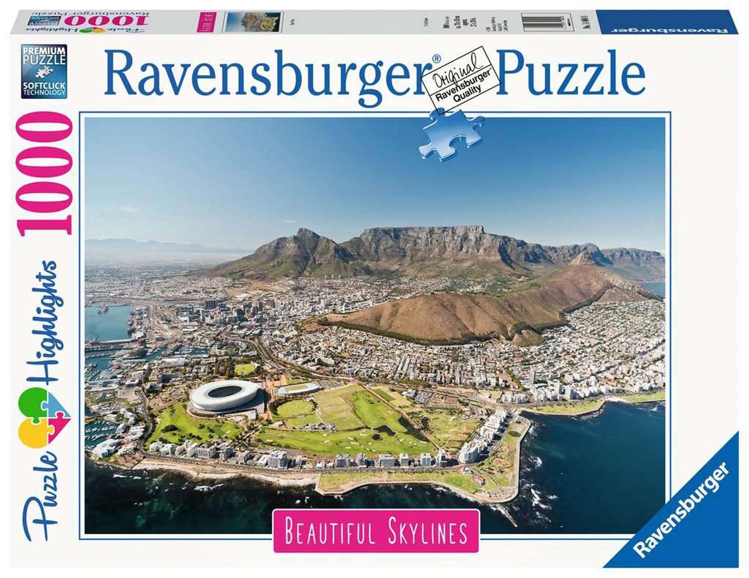 Ravensburger Puzzle Ravensburger 14084 - Cape Town - 1000 Teile, Puzzleteile