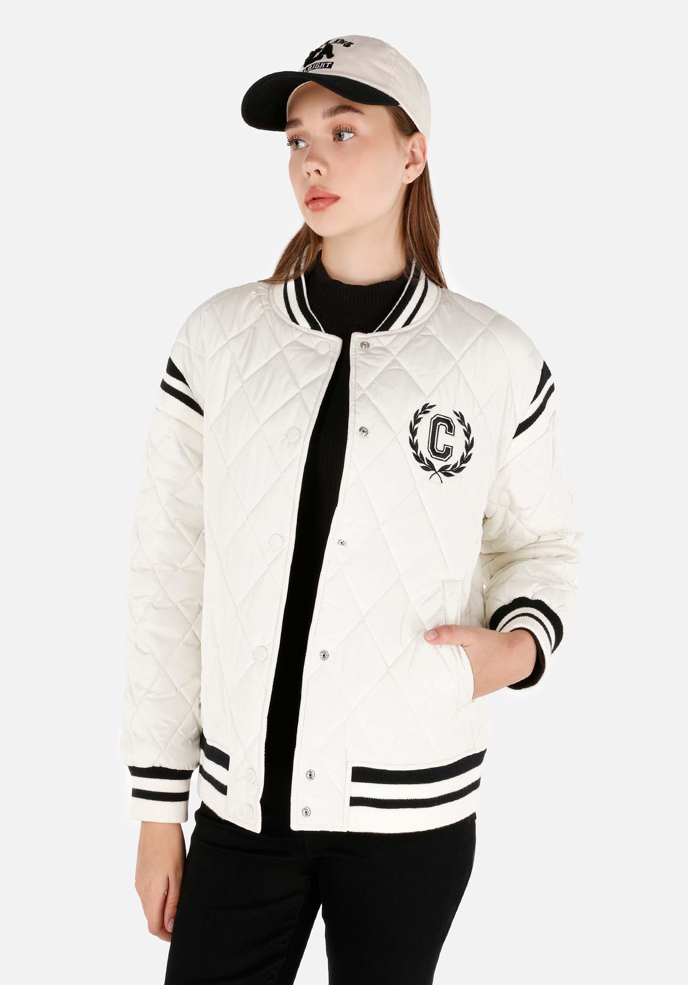 Colins Windbreaker Colins Regular Fit V-Ausschnitt Damenmantel