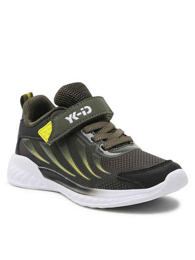 YK-ID by Lurchi Sneakers Lizor-Tex 33-26631-31 M Black Olive/Neon Yellow Sneaker