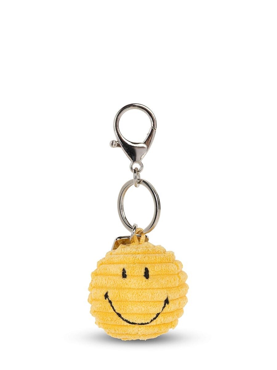 Bon Ton Toys Taschenanhänger Bon Ton Toys x SMILEY® Schlüsselanhänger ECO Corduroy gelb 4,5cm