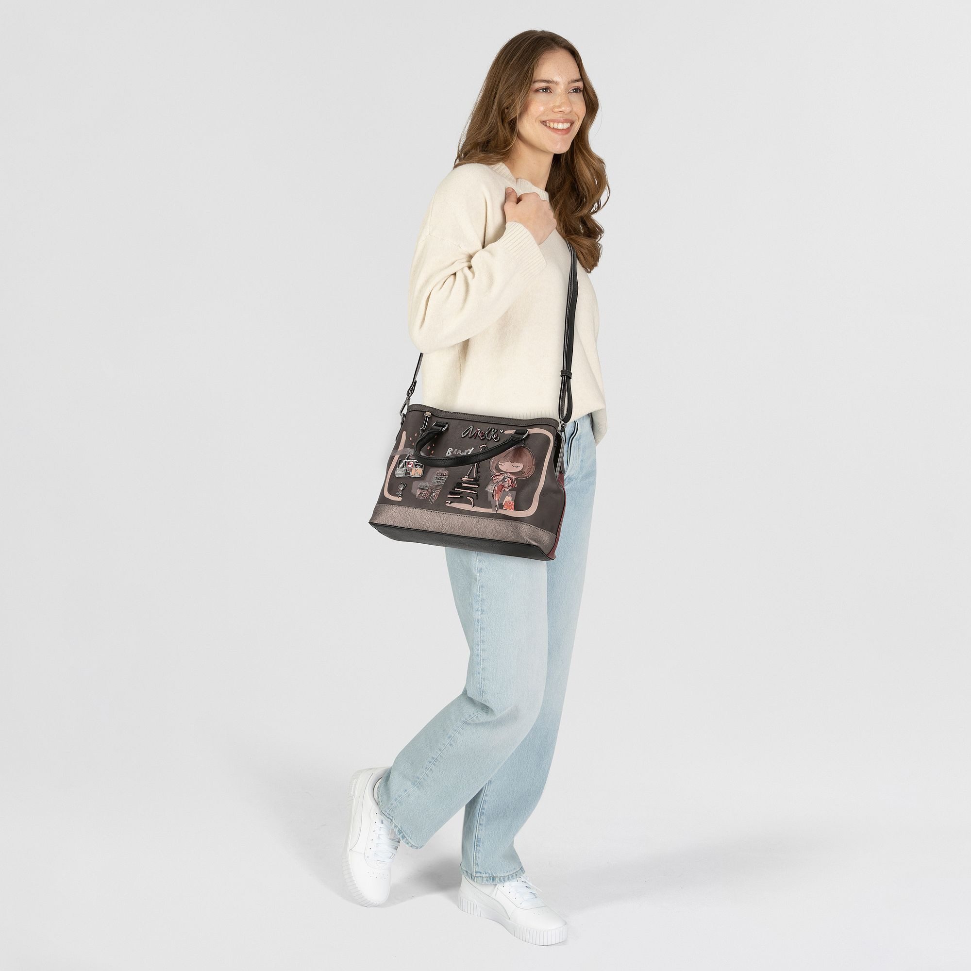 Anekke Schultertasche Mademoiselle, Polyurethan