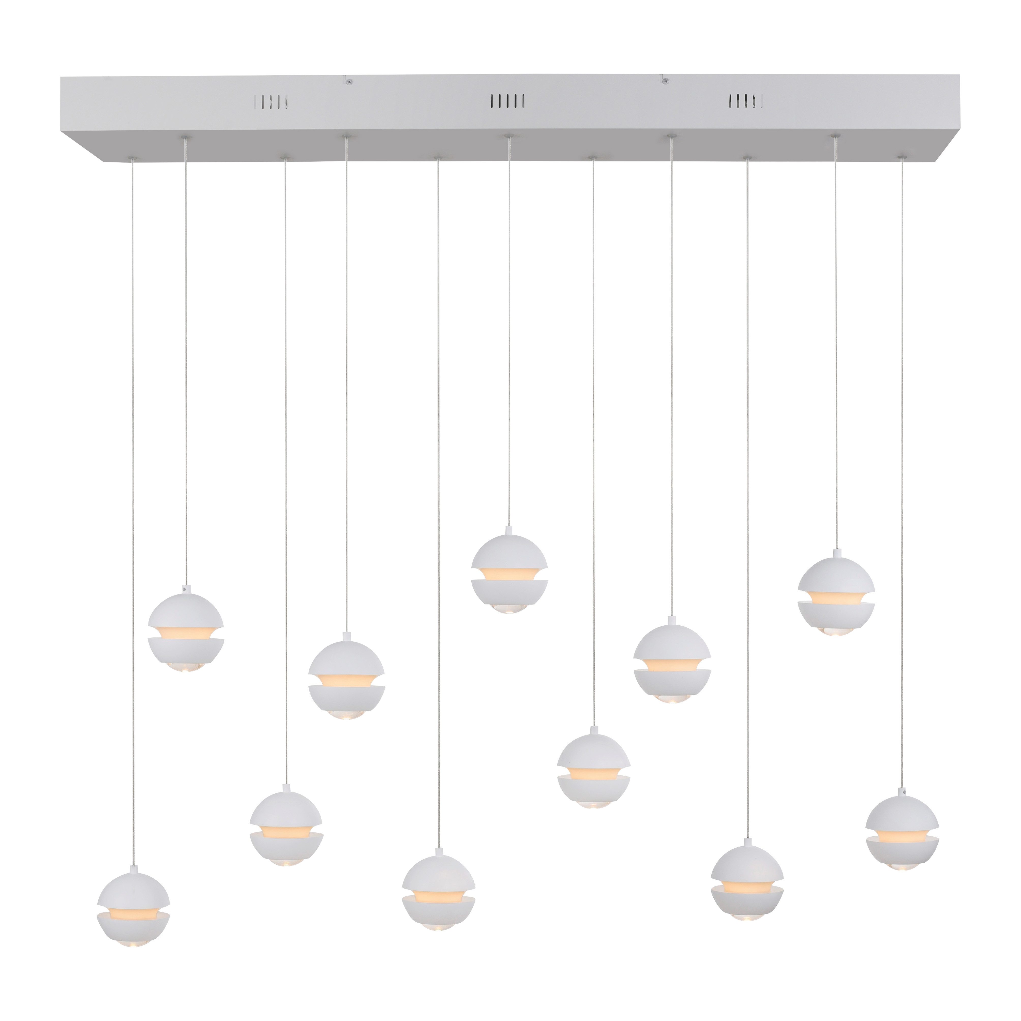 SCHÖNER WOHNEN-Kollektion LED Pendelleuchte LINI, Dimmfunktion, LED fest integriert, Warmweiß, SCHÖNER WOHNEN Kollektion, 3-Stufen Dimmer, Comfort-Lift