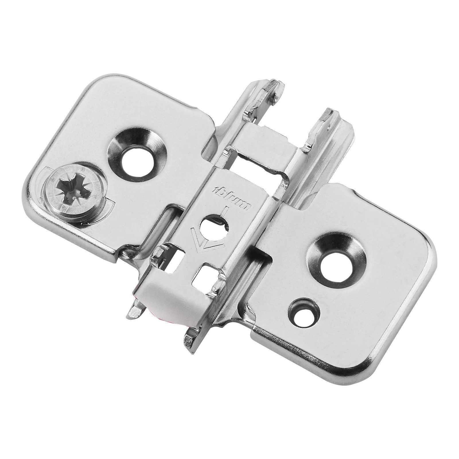 blum Möbelbeschlag Topfband Schrankscharnier 110° mit Schließautomatik (1 St), Eckanschlag 71B3550, inkl. Montageplatte 173H7100