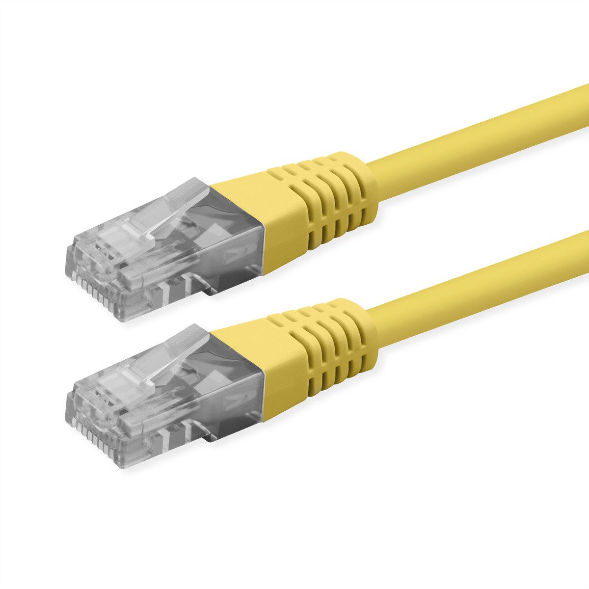 ROLINE Patchkabel Cat.6 (Class E) LAN-Kabel, RJ-45 Männlich (Stecker), RJ-45 Männlich (Stecker) (30.0 cm), UTP, PoE