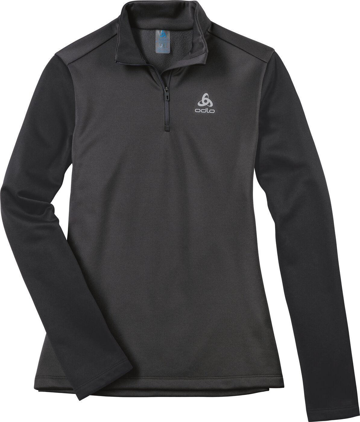 Odlo Rollkragenpullover MIDLAYER 1/2 ZIP PLANCHES ODLO GRAPHITE GREY - BLA