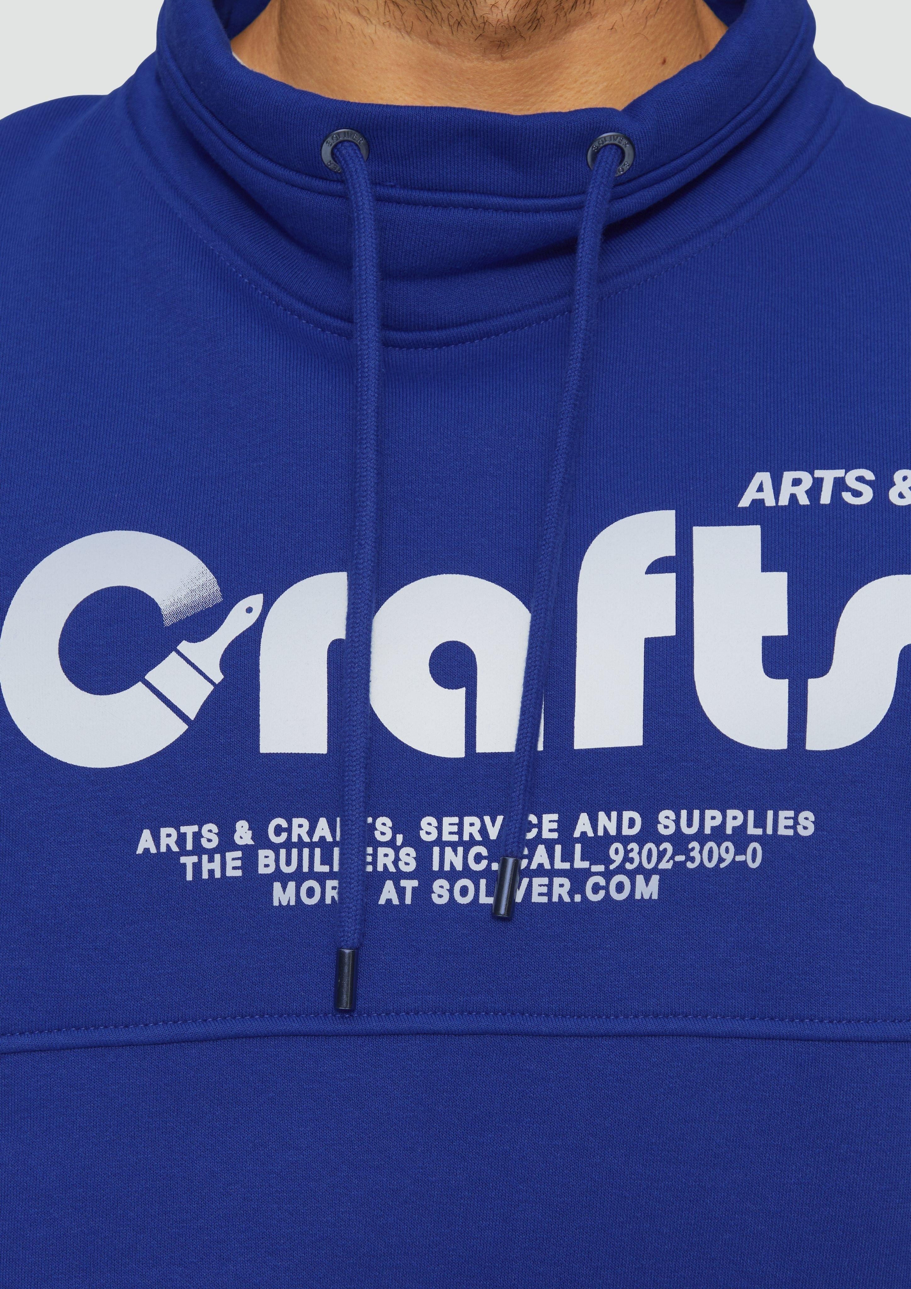s.Oliver Sweatshirt Sweatshirt mit Frontprint und günstig online kaufen