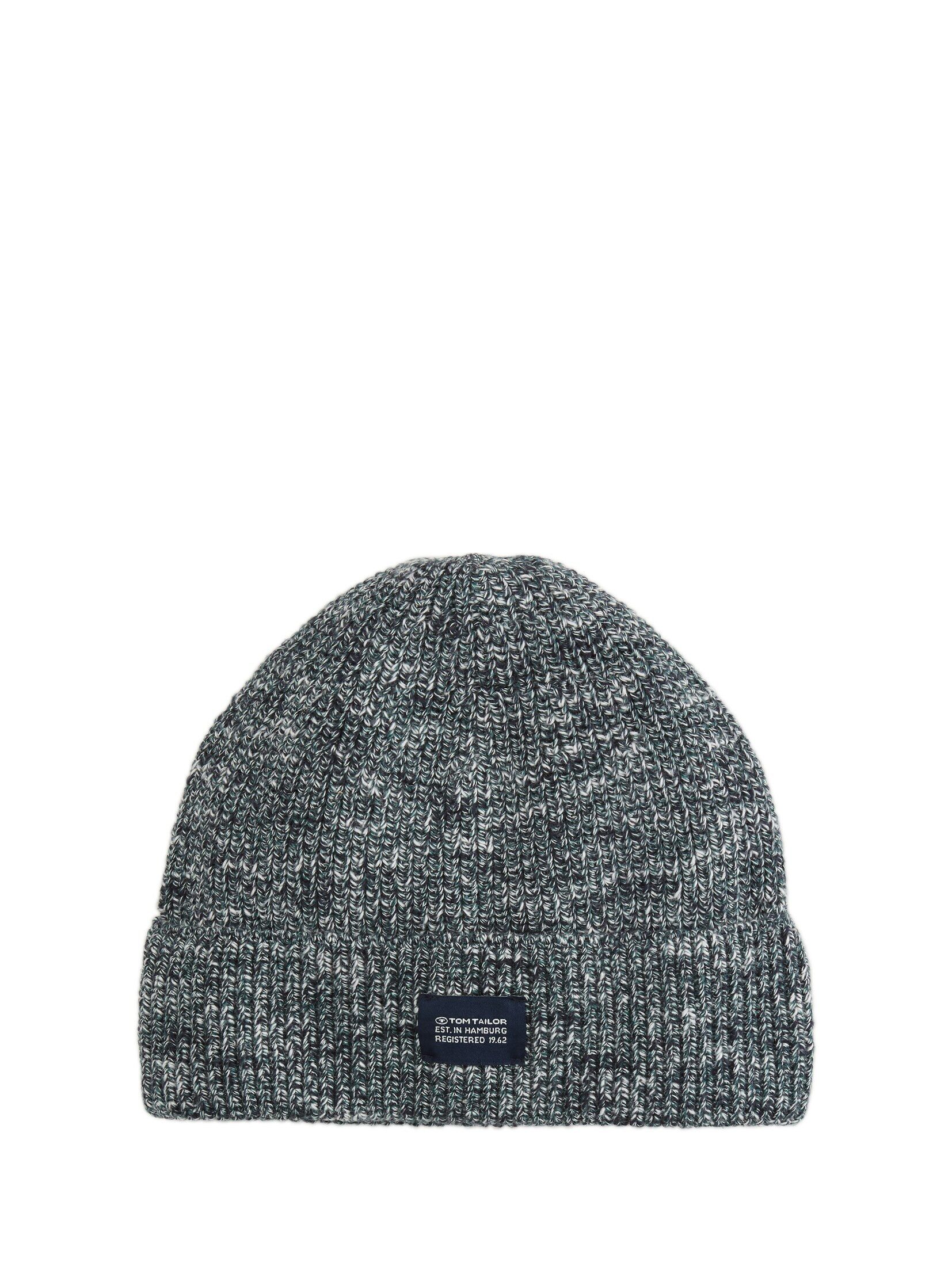 TOM TAILOR Beanie Accessoire Beanie Mütze mit Logo-Badge