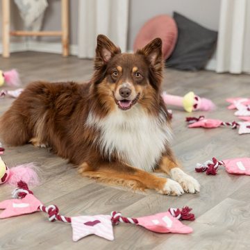 TRIXIE Spielknochen Hundespielzeug Valentines Tau