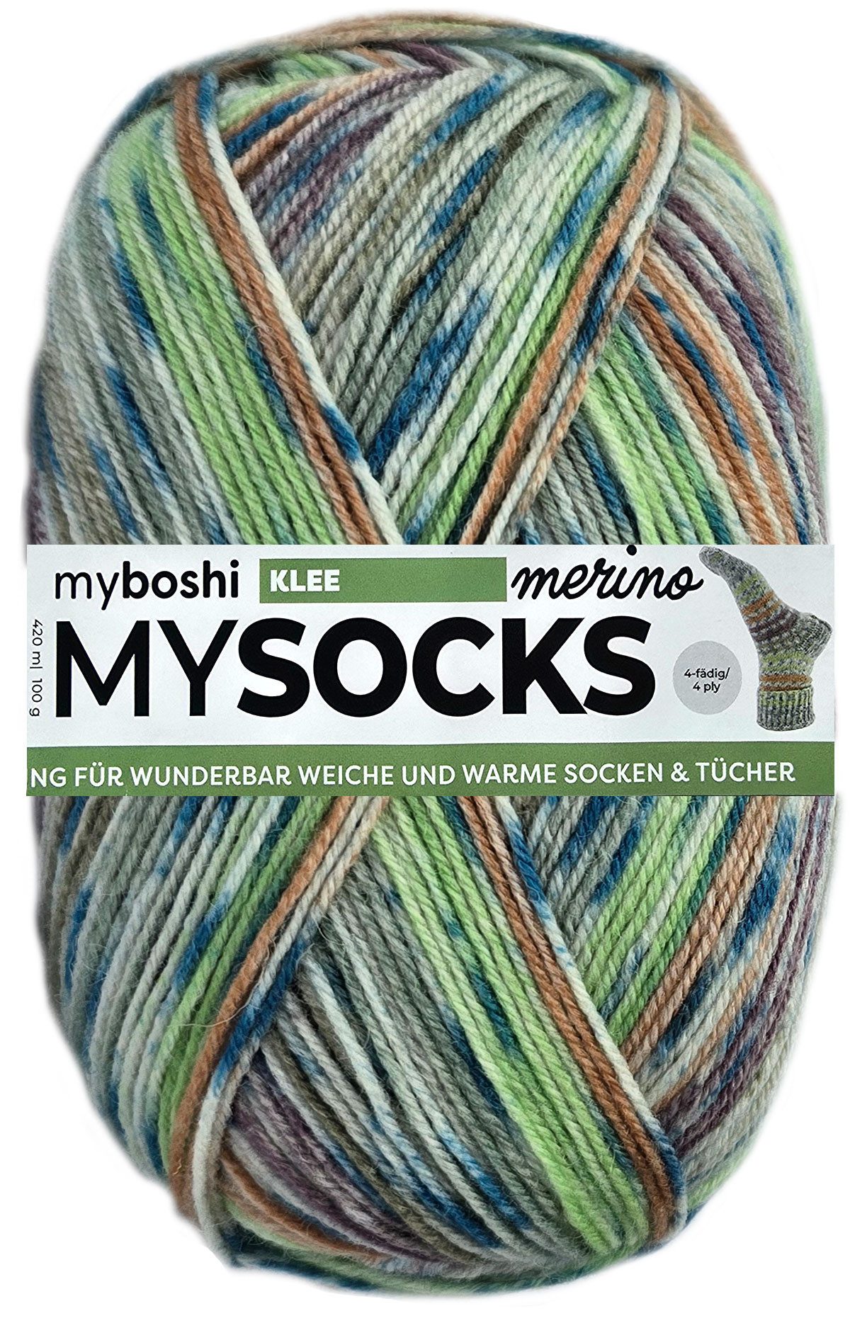 myboshi 100 Gramm MyBoshi MySocks Merino Sockenwolle Häkelwolle