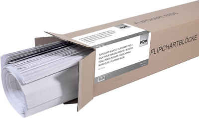 voelkner selection Millimeterpapier »Sigel MU165 Flipchartblock Anzahl der Blätter: 100 kariert 68 cm x 98 cm Weiß«