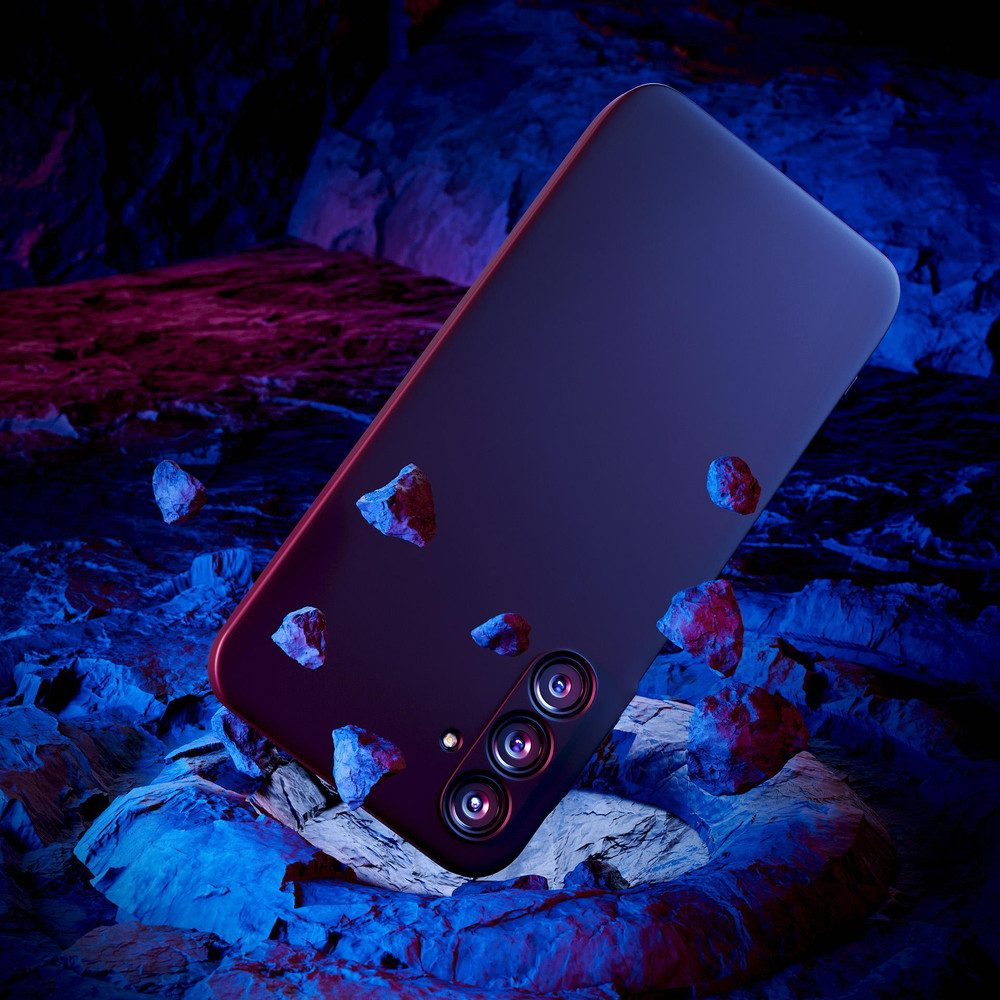3MK Smartphone-Hülle Handyhülle Schutzcover Backcover, matt, stoßabsorbierend, kratzfest, kabelloses Laden