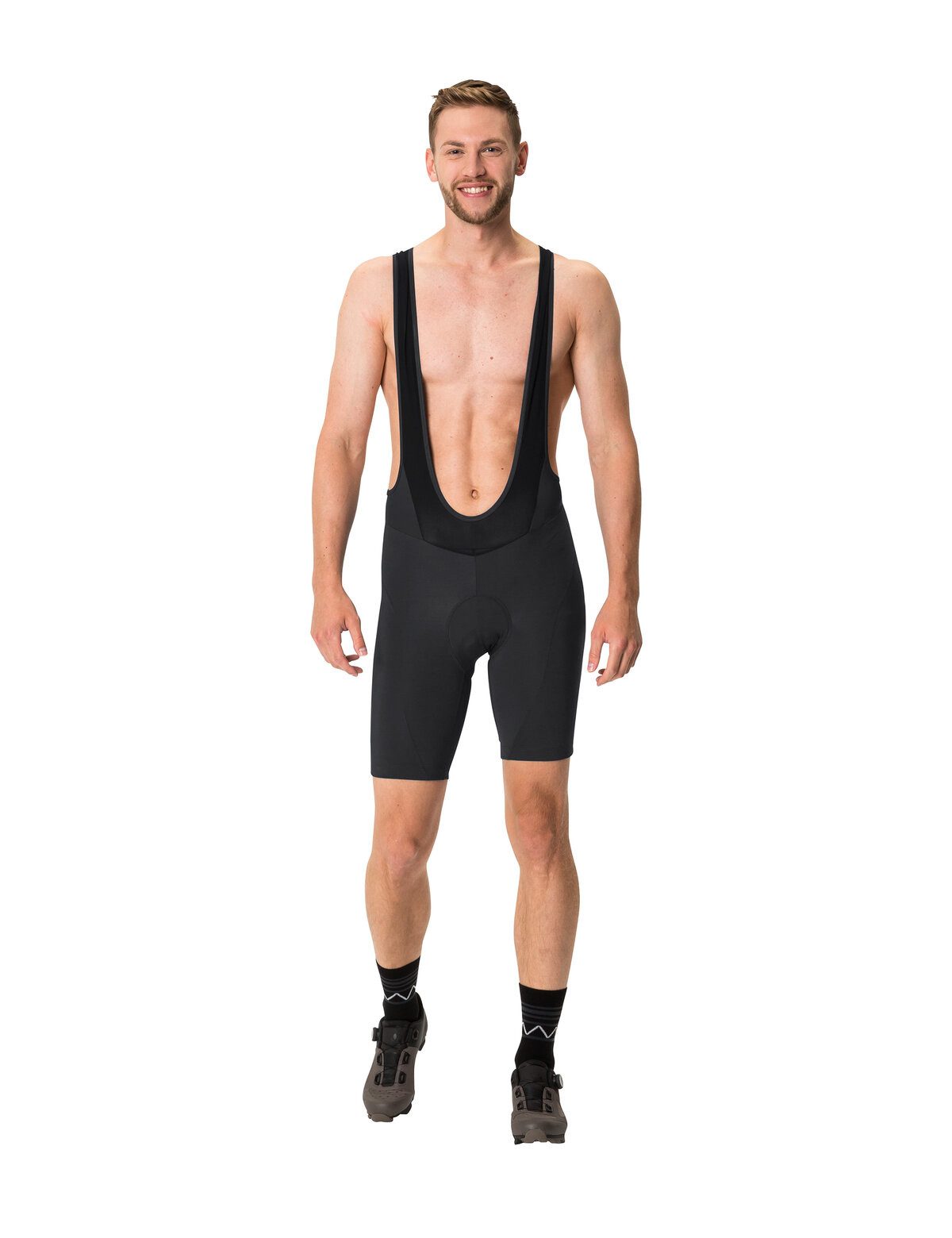 VAUDE Fahrradhose MEN'S ACTIVE BIB PANTS für Radsport entwickelt, mit Reißverschluss, elastisches Material