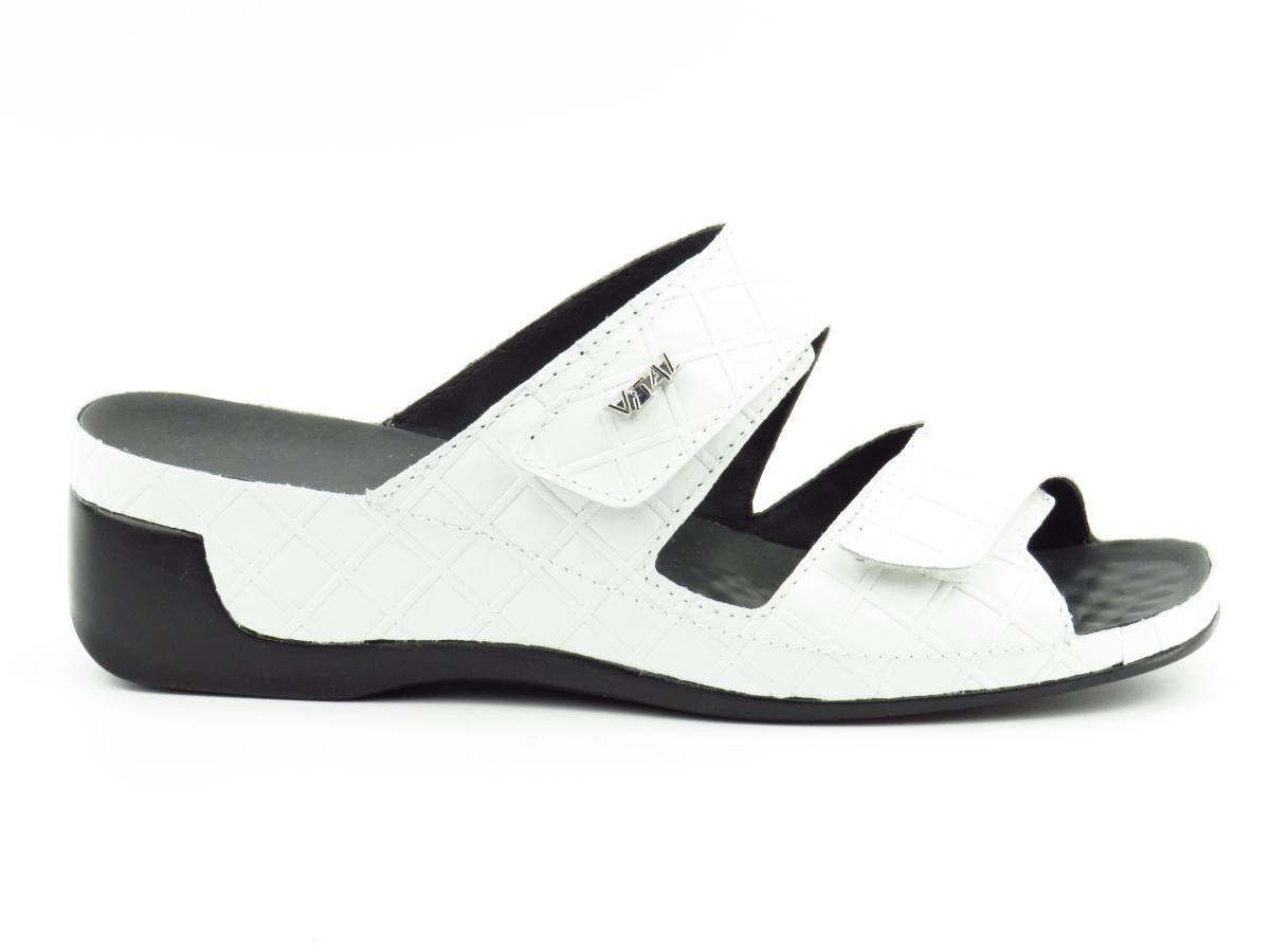 Vital Tina Pyramide weiß Pantolette