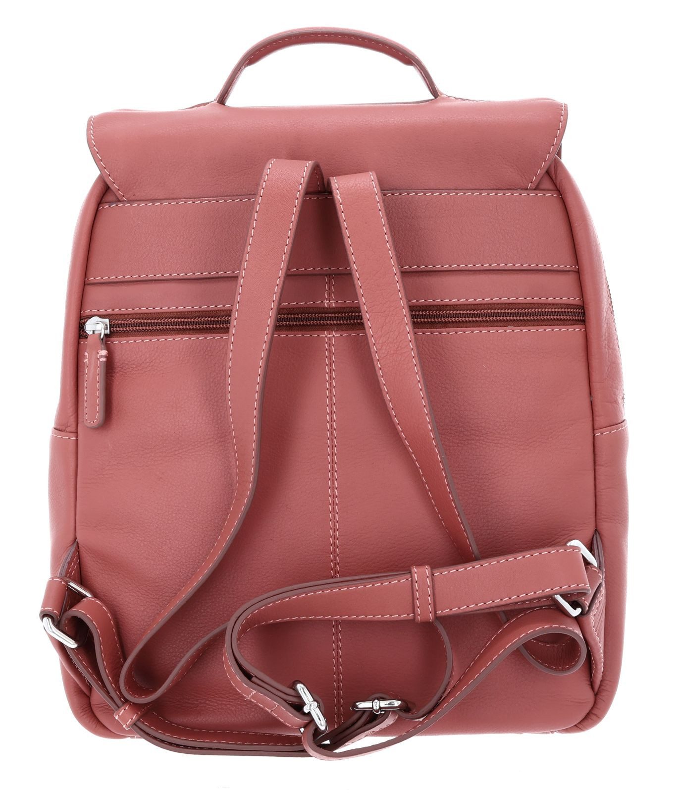 Leonhard Heyden Rucksack City Rucksack 7412 (Set, 2-tlg), aus echtem Rindsleder