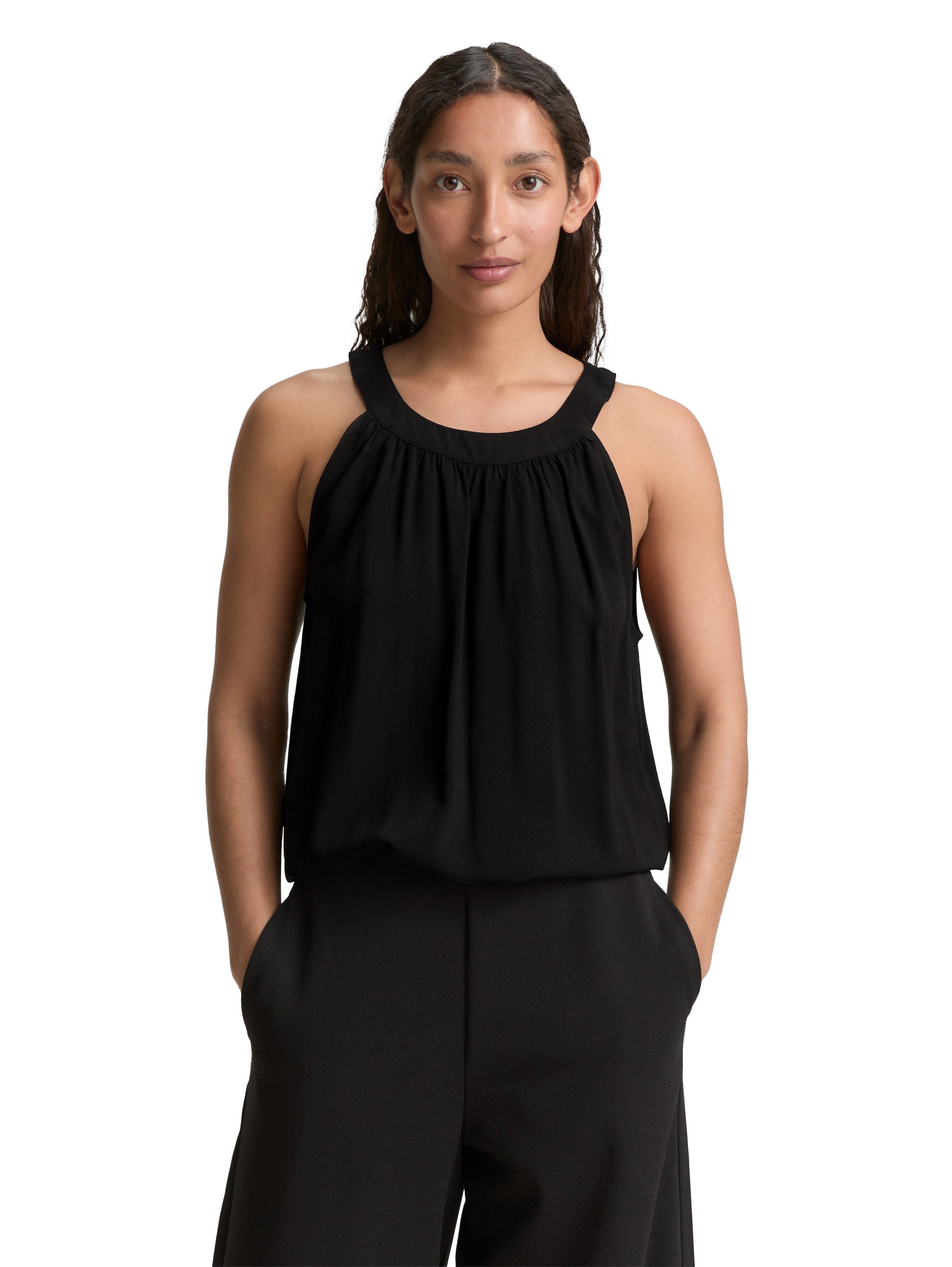 TOM TAILOR Blusentop mit Neckholder Ausschnitt günstig online kaufen