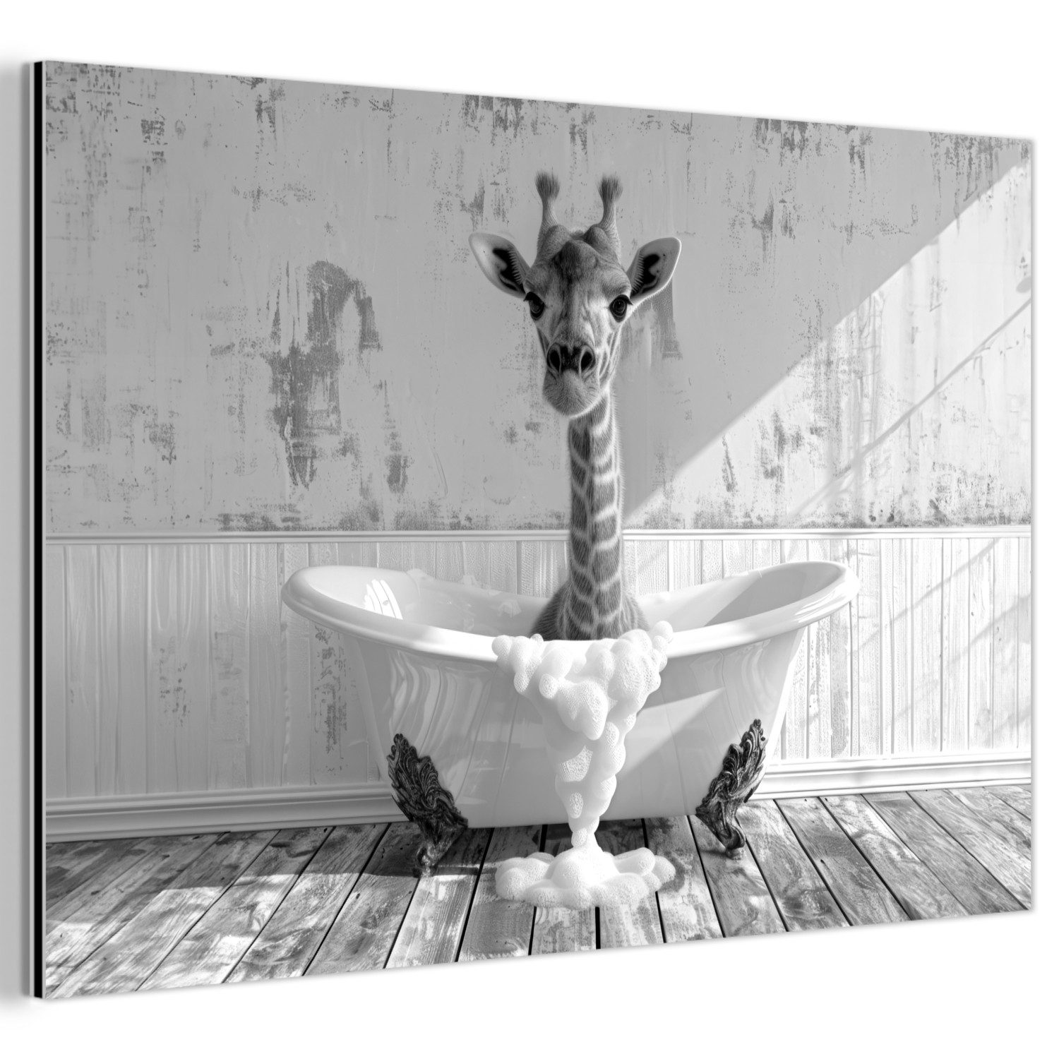 MuchoWow Metallbild Giraffe - Tier - günstig online kaufen